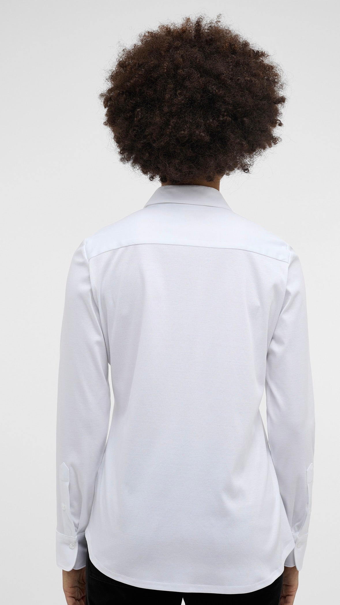 CHEMISE EN JERSEY BLANCHE ETERNA 5158 DF05