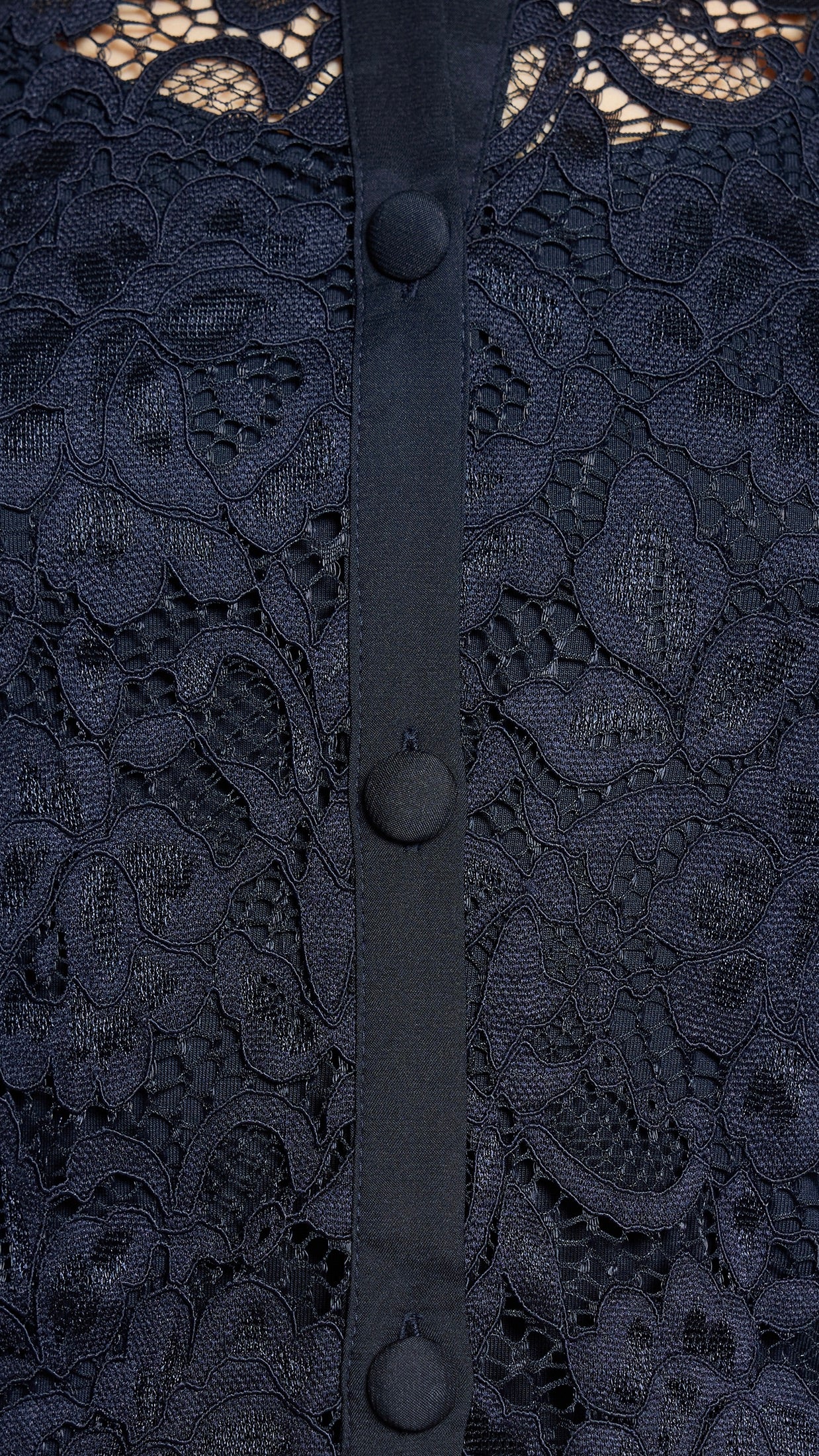 BOLERO DE CEREMONIE EN DENTELLE VERA MONT 5174/4477#COLOR_8541/NIGHT SKY