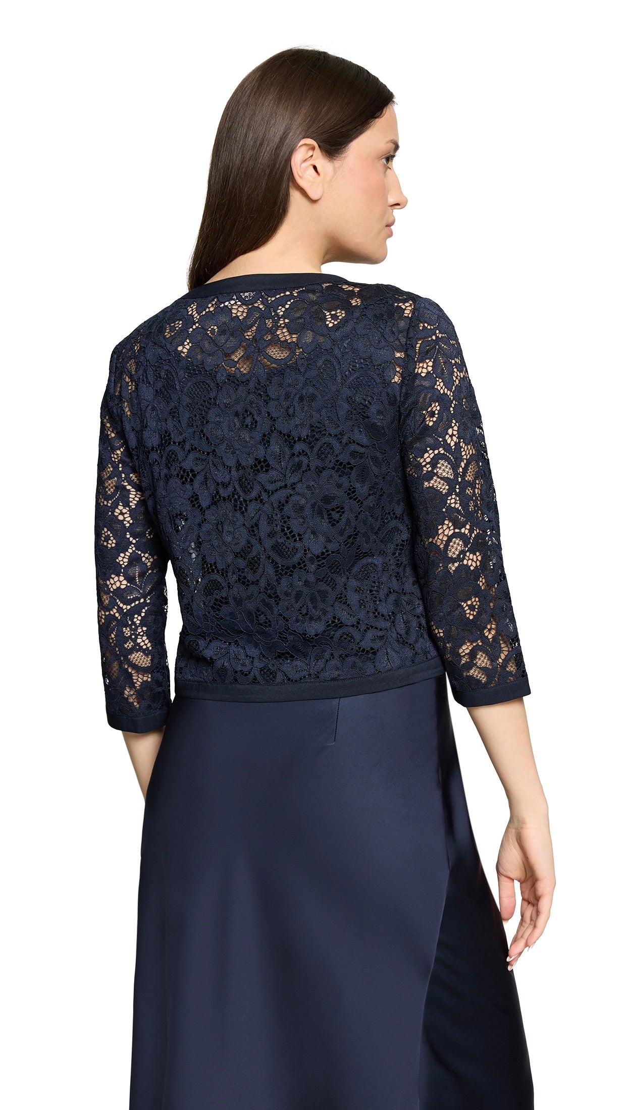 BOLERO DE CEREMONIE EN DENTELLE VERA MONT 5174/4477#COLOR_8541/NIGHT SKY