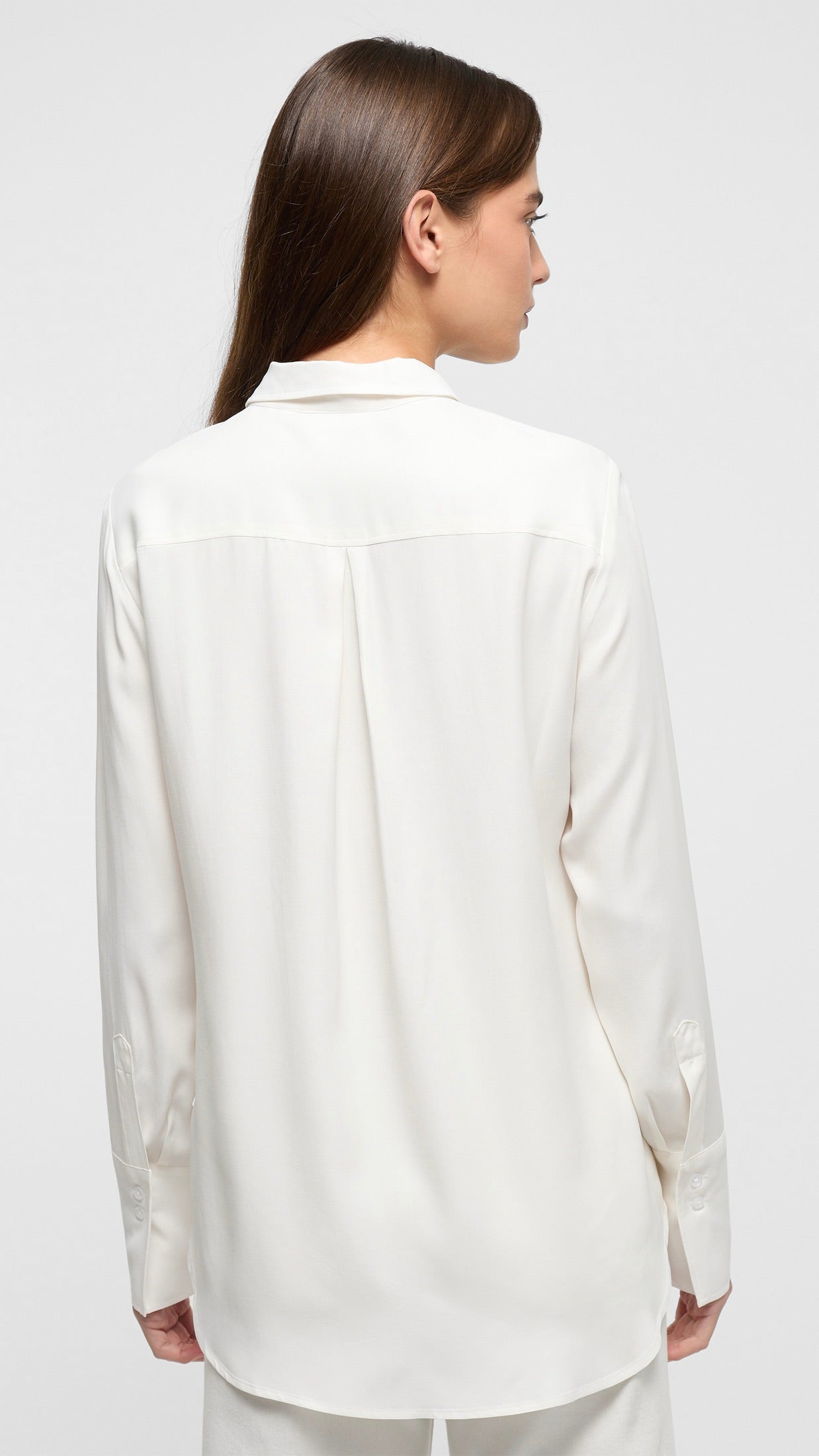 CHEMISE FLUIDE BLANCHE ETERNA 5270 D295