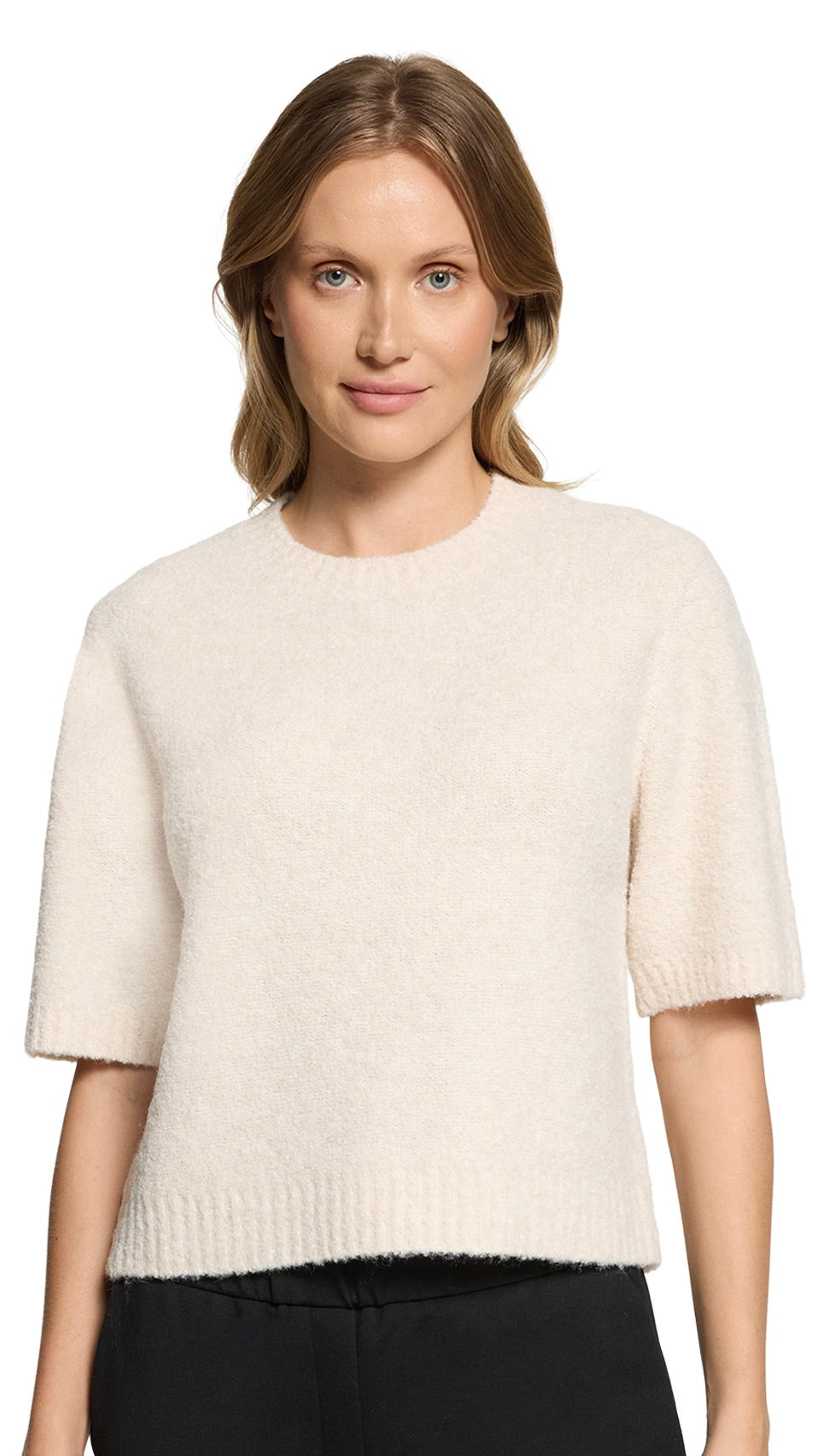 PULL BOUCLETTE CREME ECRU BETTY&CO 5980/3271