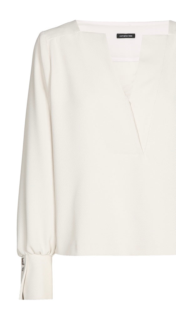 TOP HABILLE COL TUNISIEN FLUIDE CAROLINE BISS 4655 CRAIE