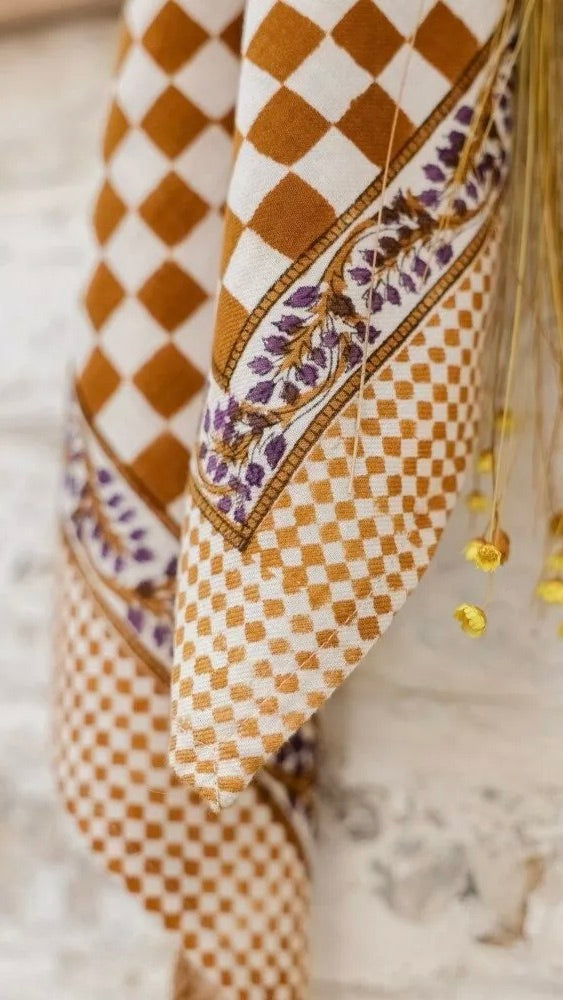 ECHARPE BËLLEMME DAMIER