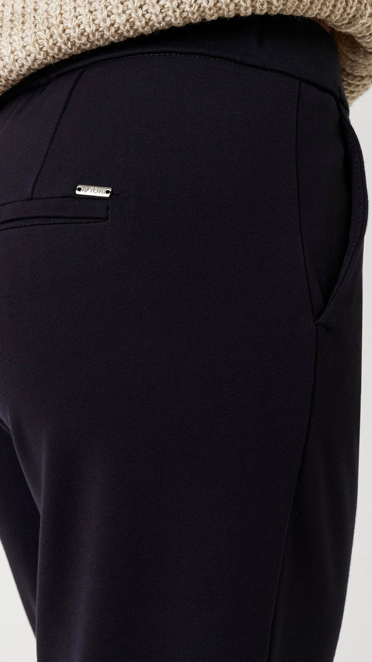 PANTALON FLARE EN JERSEY TONI 61-02 1213-61 JENNY WIDE#COLOR_591/DARK BLUE