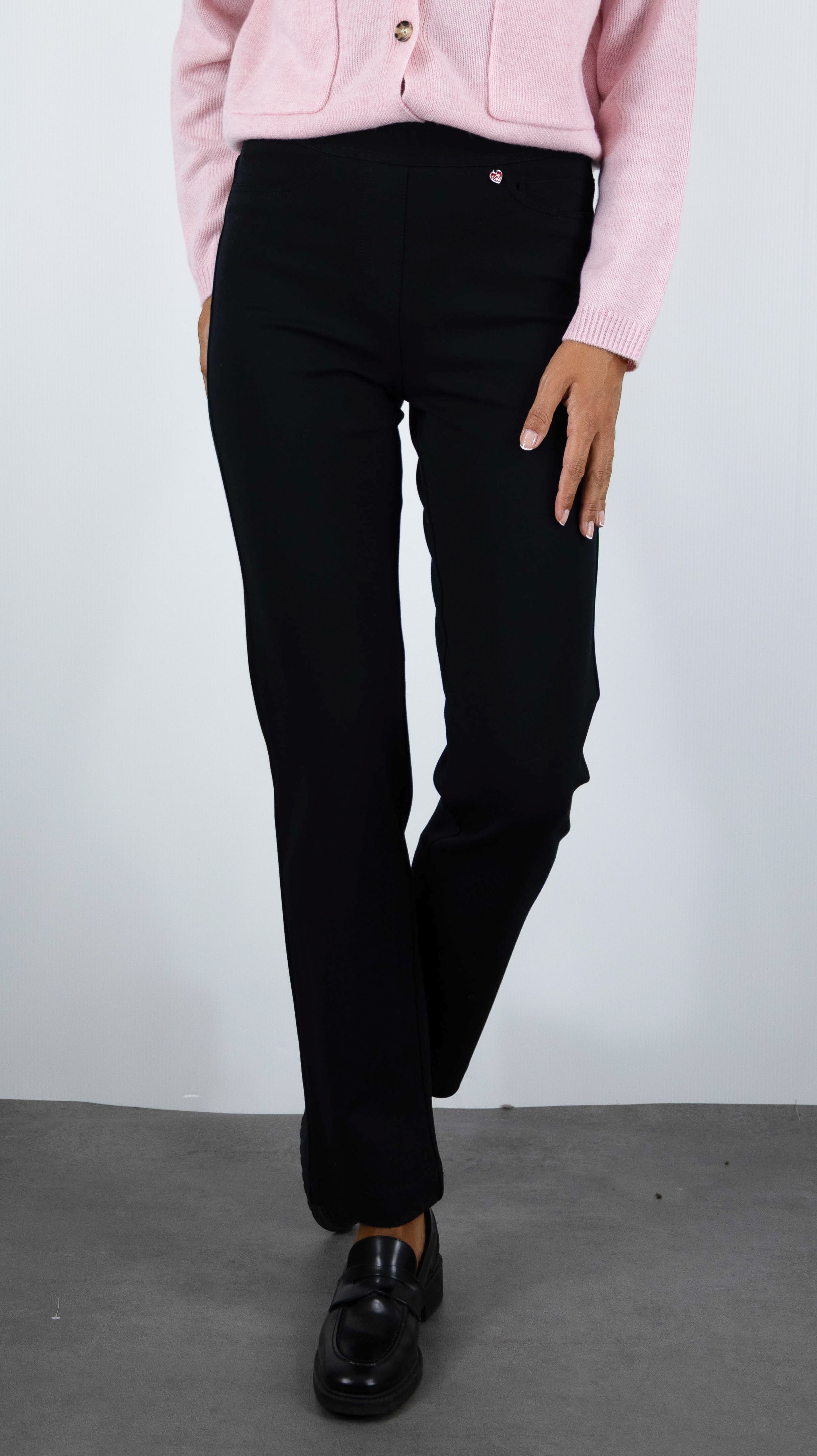 PANTALON EN JERSEY TAILLE ELASTIQUE POUR FEMME TONI 61-68 2800-0 ALICE#COLOR_89/SCHWARZ NOIR