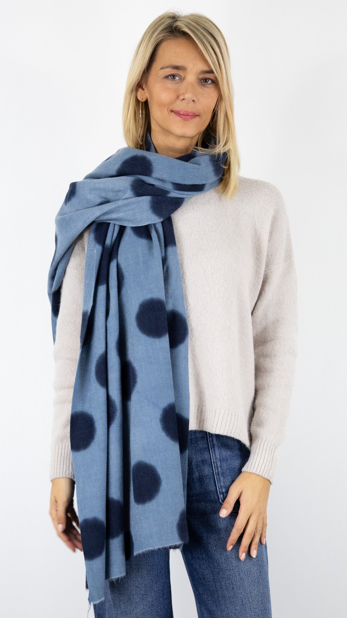 ETOLE DOUCE A POIS FEMME 67612 VOUS BLEU FONCE