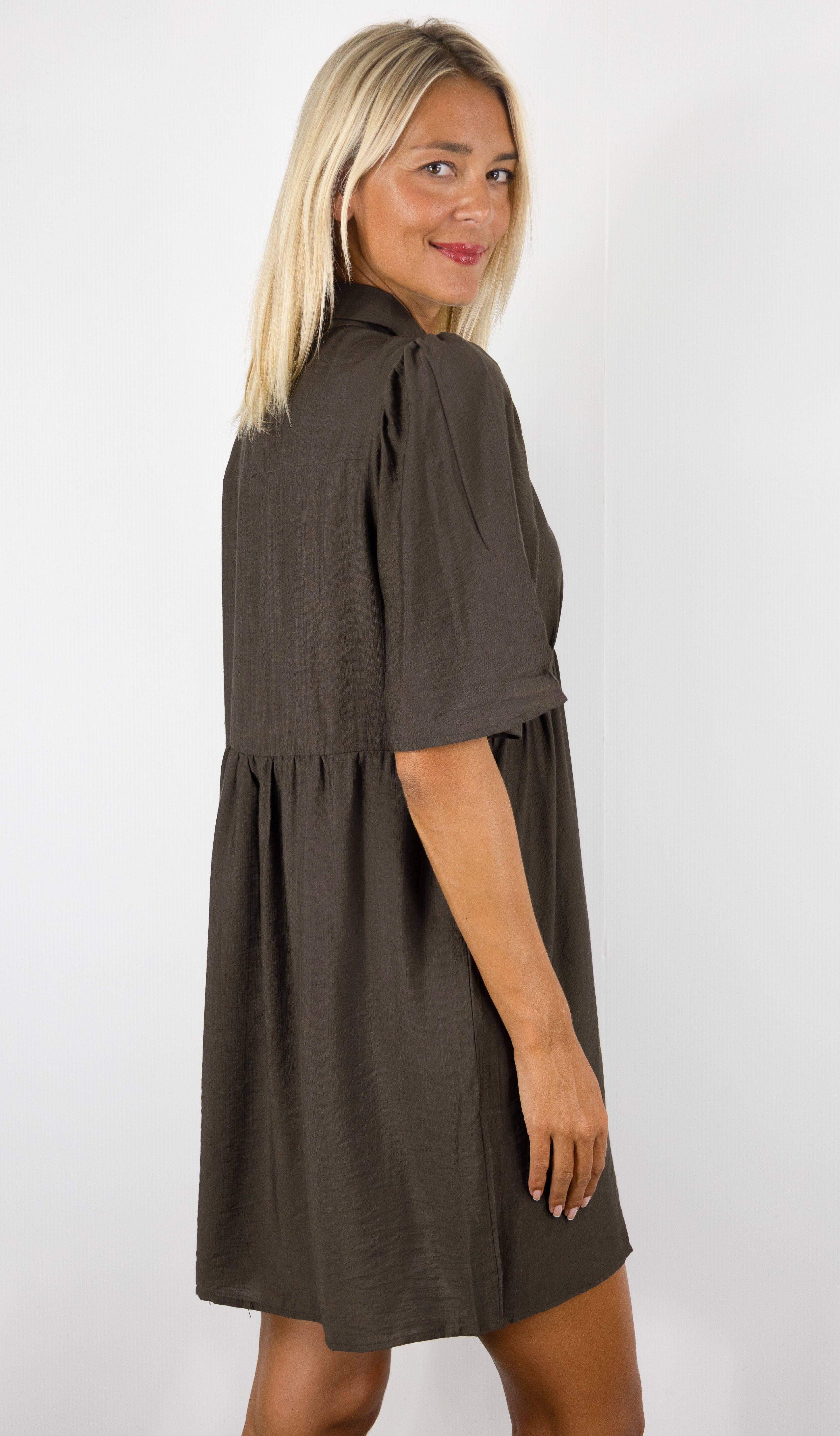 ROBE COURTE CHEMISE FLUIDE POUR FEMME CHOCO SWEEWE 75450