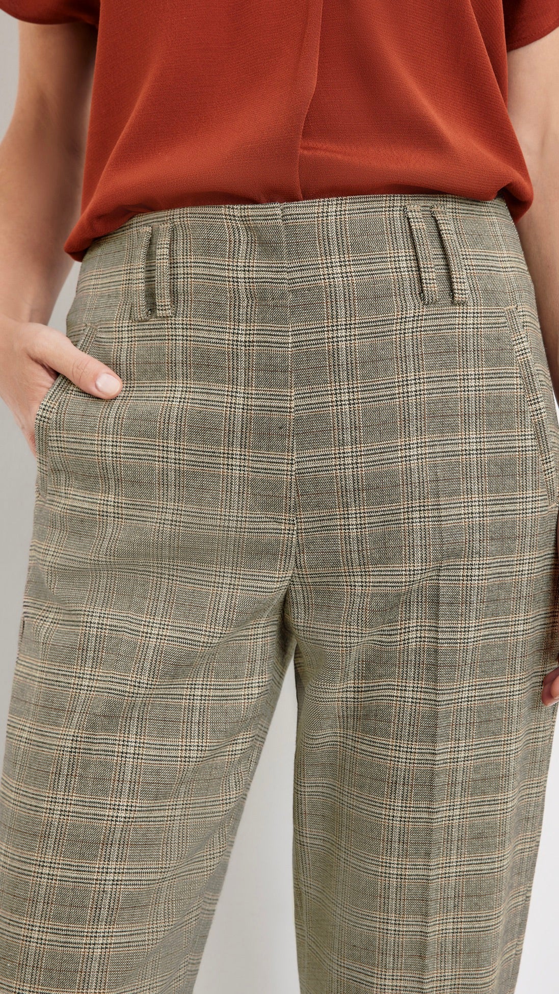 PANTALON 7/8 PRINCE DE GALLES GERRY WEBER