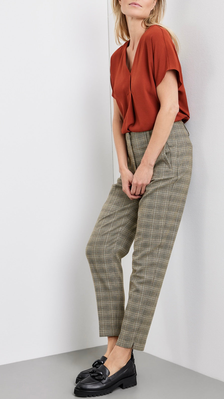 PANTALON 7/8 PRINCE DE GALLES GERRY WEBER