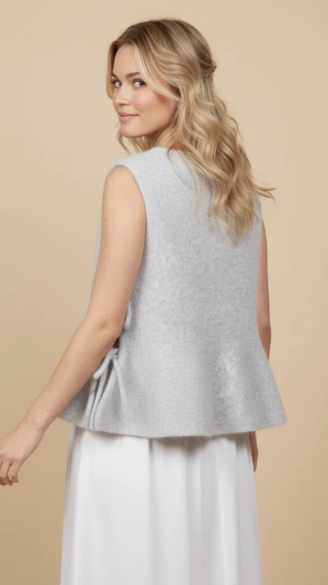 PULL SANS MANCHES NOUETTE SWEEWE 79440#COLOR_GRAY