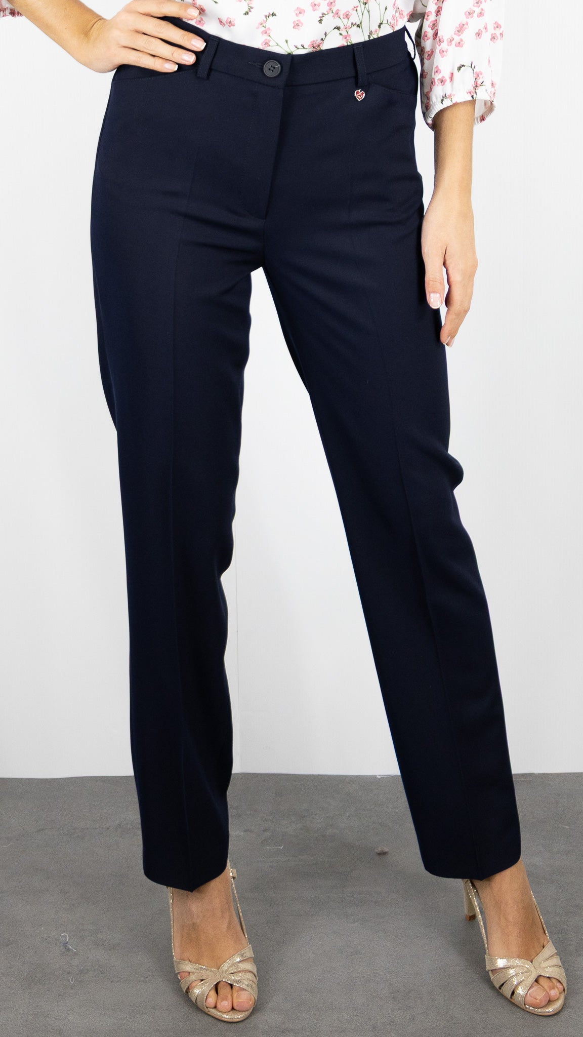 PANTALON HABILLE DE VILLE POUR FEMME TONI 82-03/2220-0#COLOR_59/NAVY