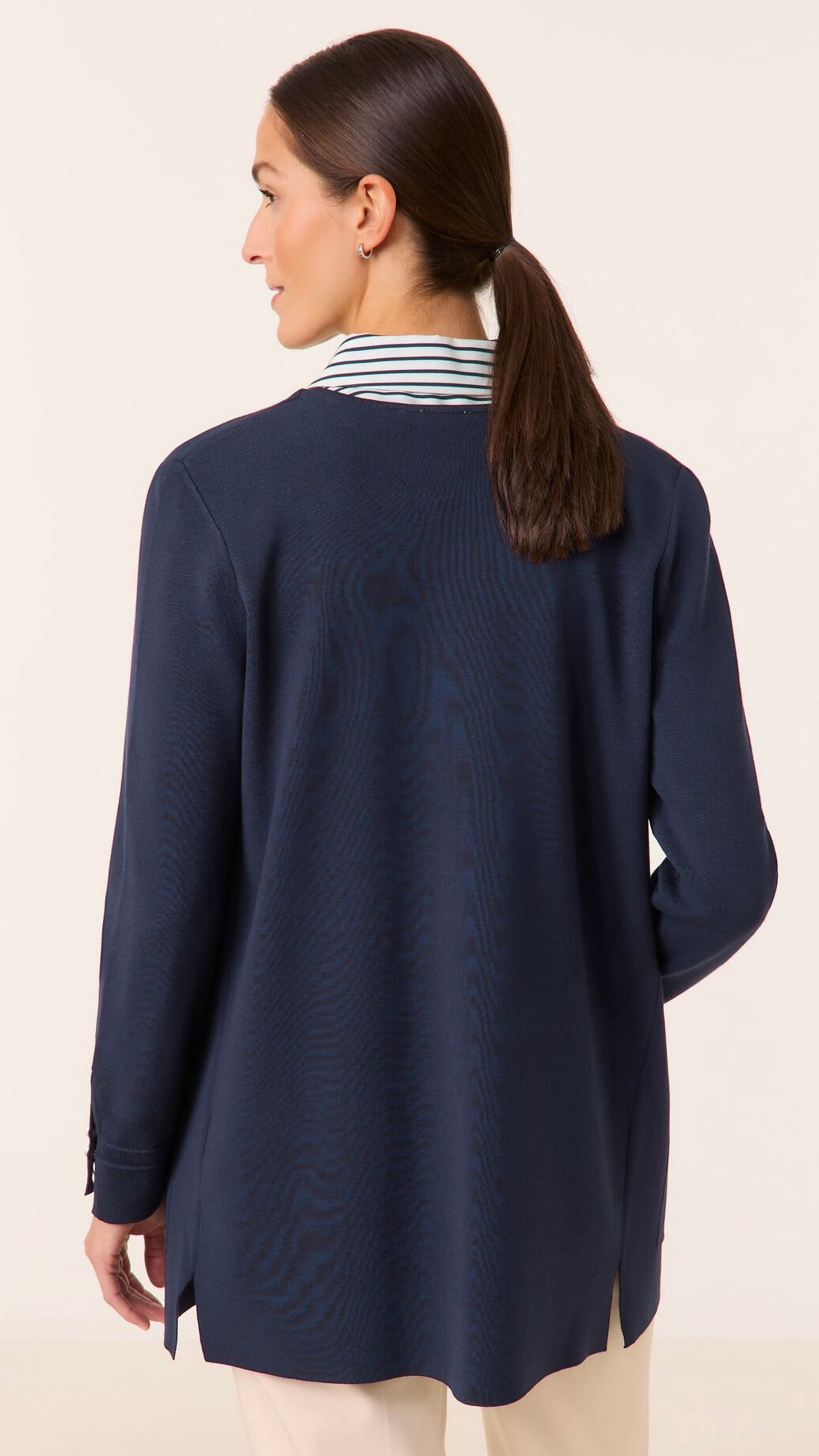 GILET BORD A BORD CIEL GERRY WEBER 935056/44720#COLOR_80393/MARINE