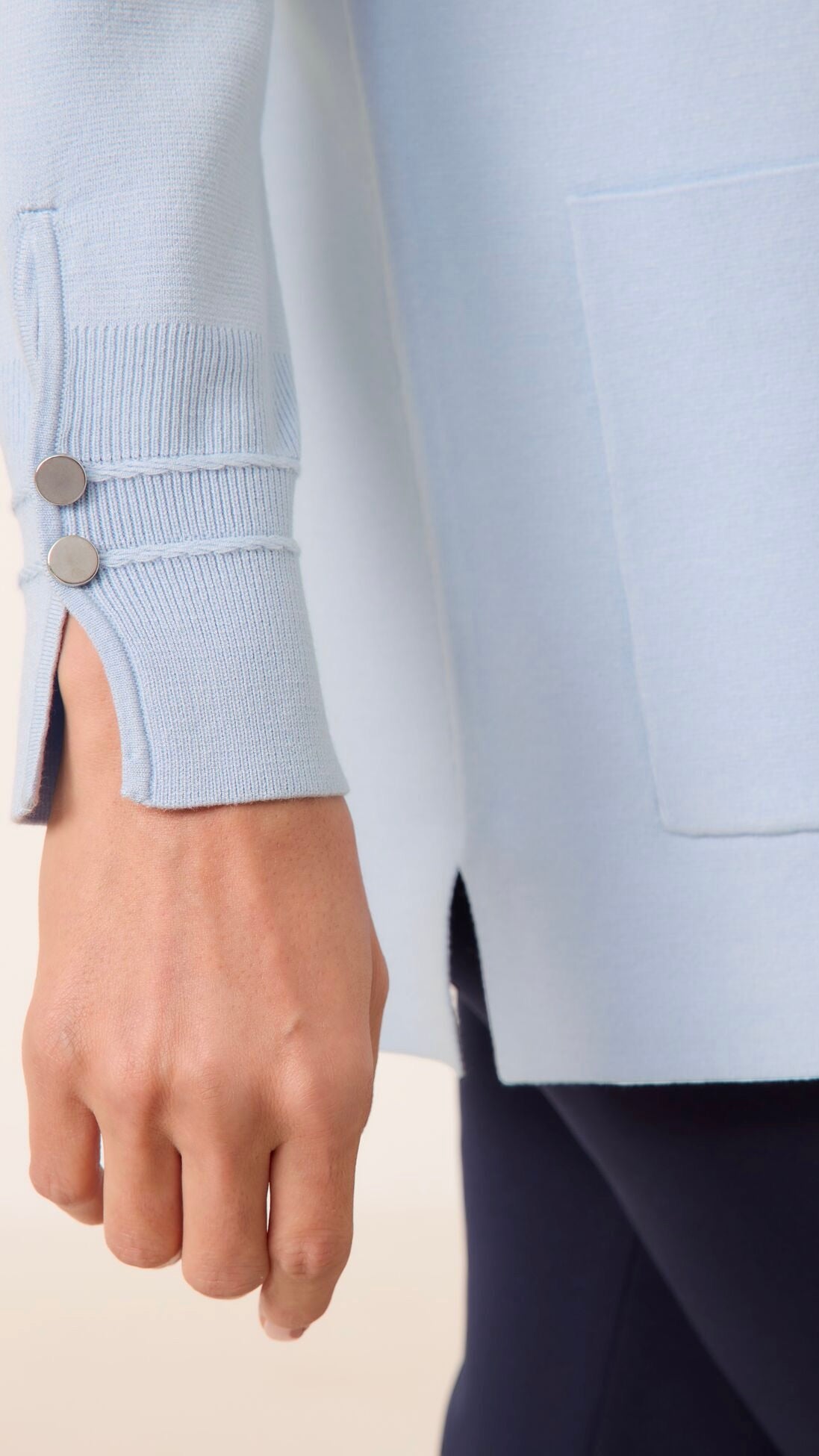 GILET BORD A BORD CIEL GERRY WEBER 935056/44720#COLOR_80935/CIEL