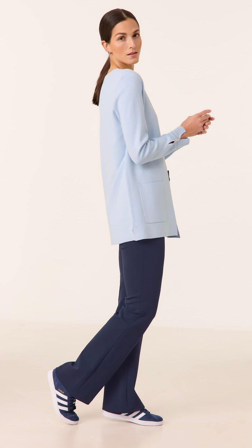 GILET BORD A BORD CIEL GERRY WEBER 935056/44720#COLOR_80935/CIEL