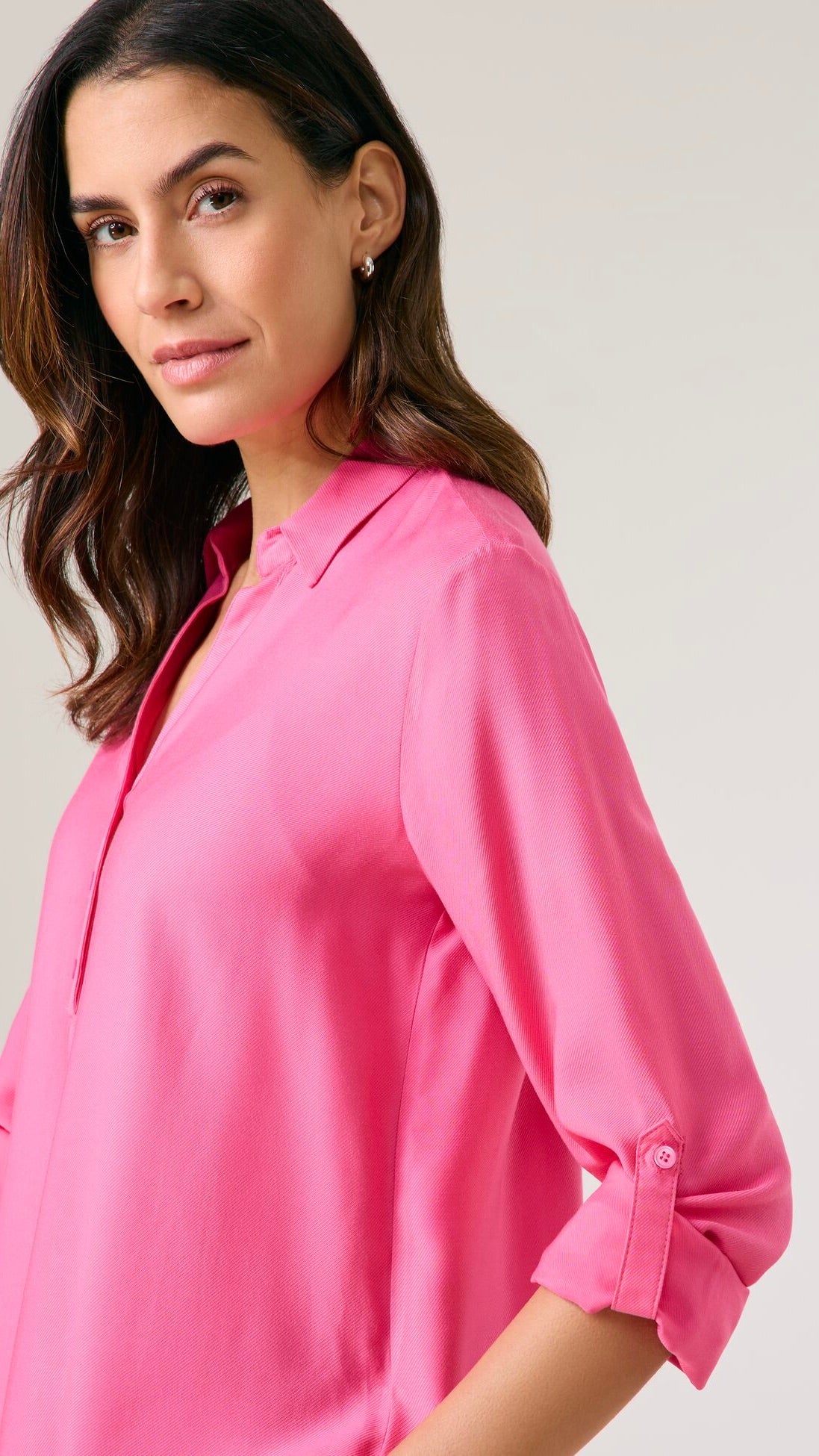 BLOUSE FLUIDE SATINEE ROSE BONBON GERRY WEBER 965067/31436
