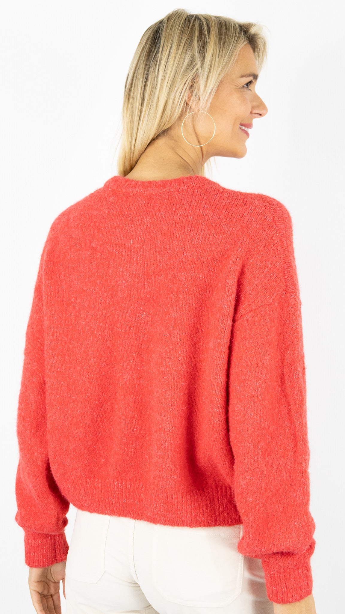CARDIGAN CHINÉ 997 LILI ET LALA#color_CORAIL