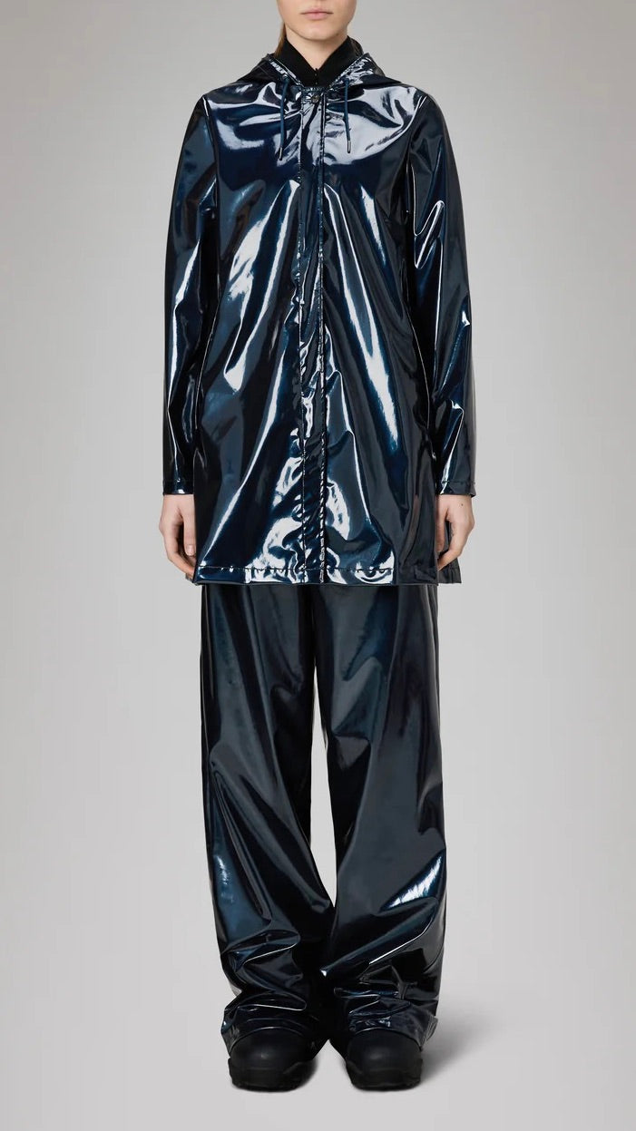 PARKA EVASEE A CAPUCHE RAINS A LINE W JACKET 18050#COLOR_130 SPILL/NAVY