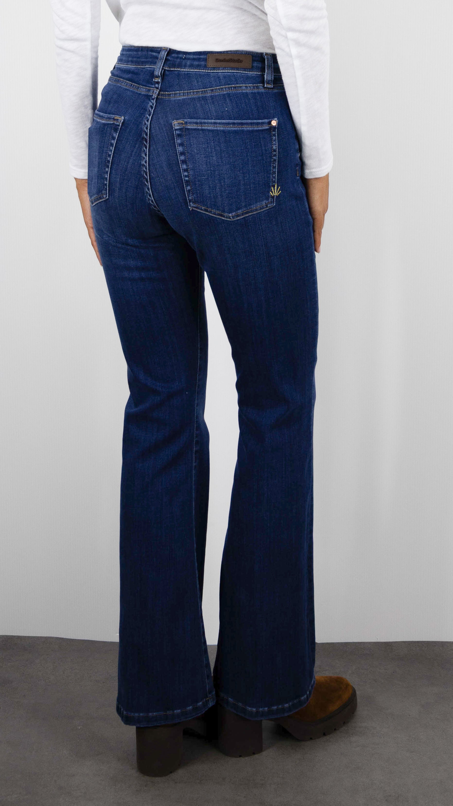 JEANS EVASE POUR FEMME WORM VINTAGE DENIM STUDIO ADLEY 32