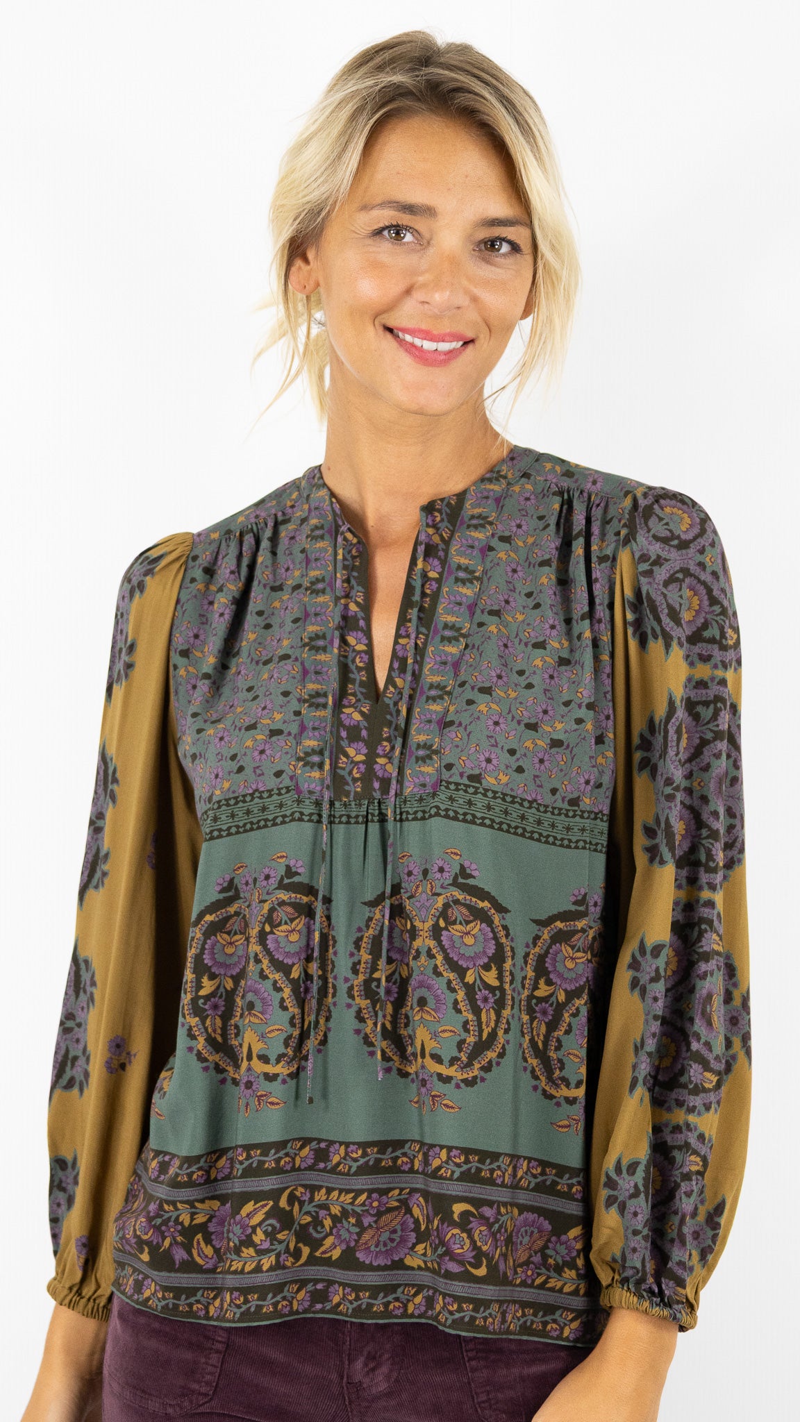 BLOUSE AMPLE IMPRIMEE BA&SH BAKER