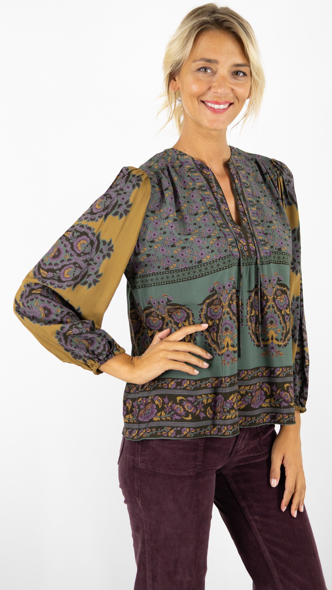 BLOUSE AMPLE IMPRIMEE BA&SH BAKER