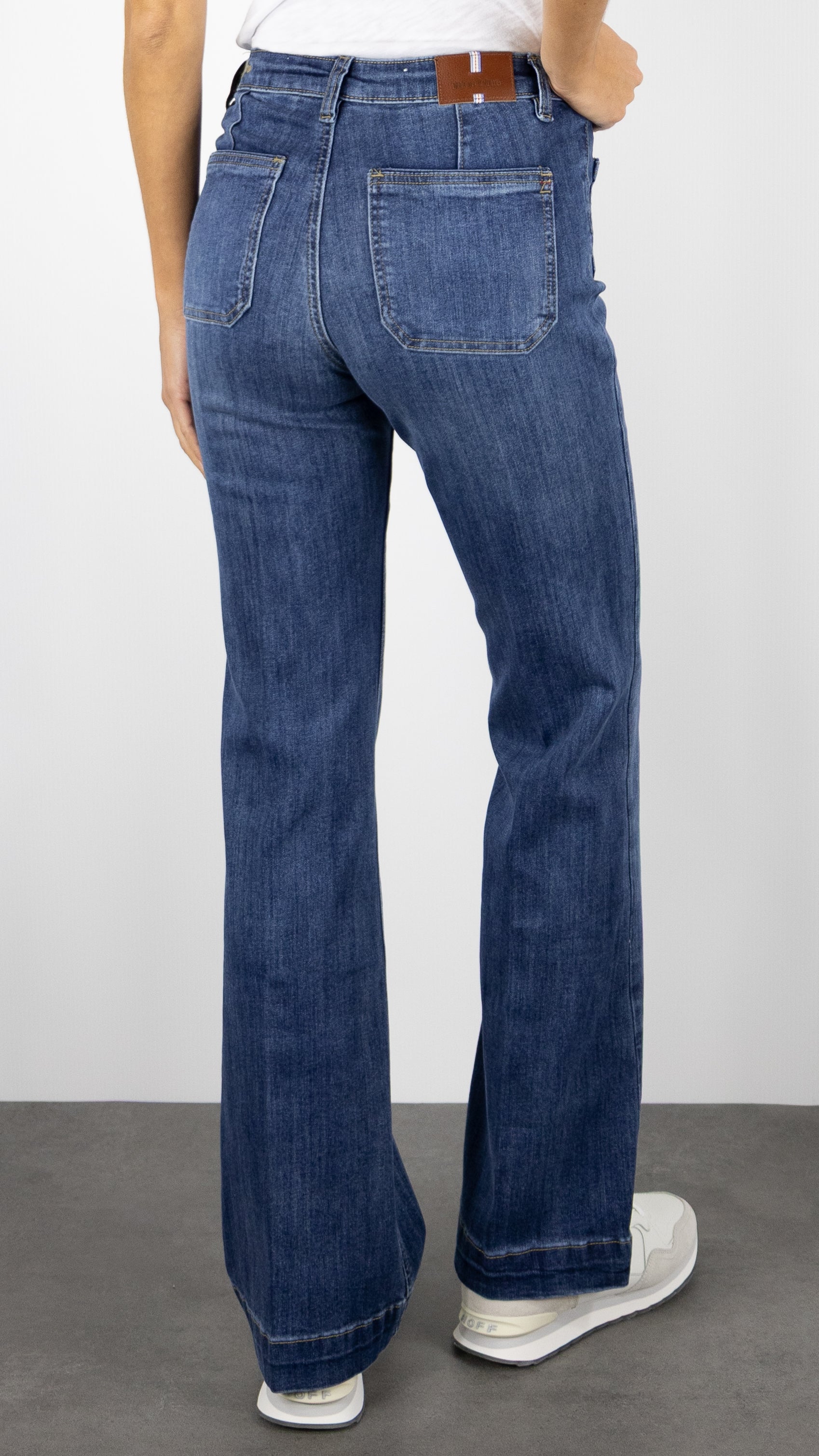 JEANS EVASE 2 POCHES JANE BLUE BASTILLE ALABAMA BLUE#COLOR_OXFORD WASH