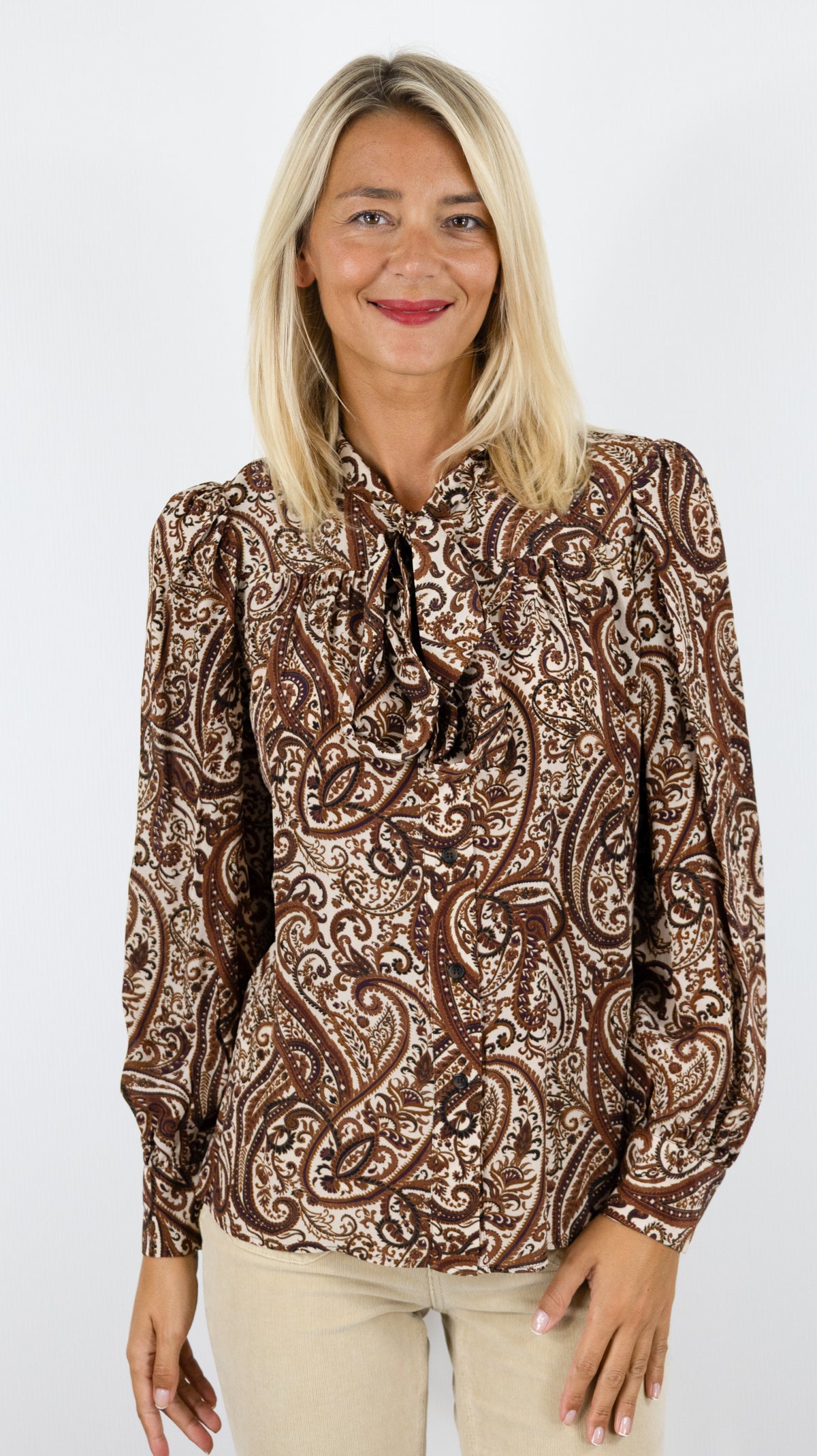 CHEMISE FLUIDE IMPRIMEE CACHEMIRE POUR FEMME GERARD DAREL LISIE