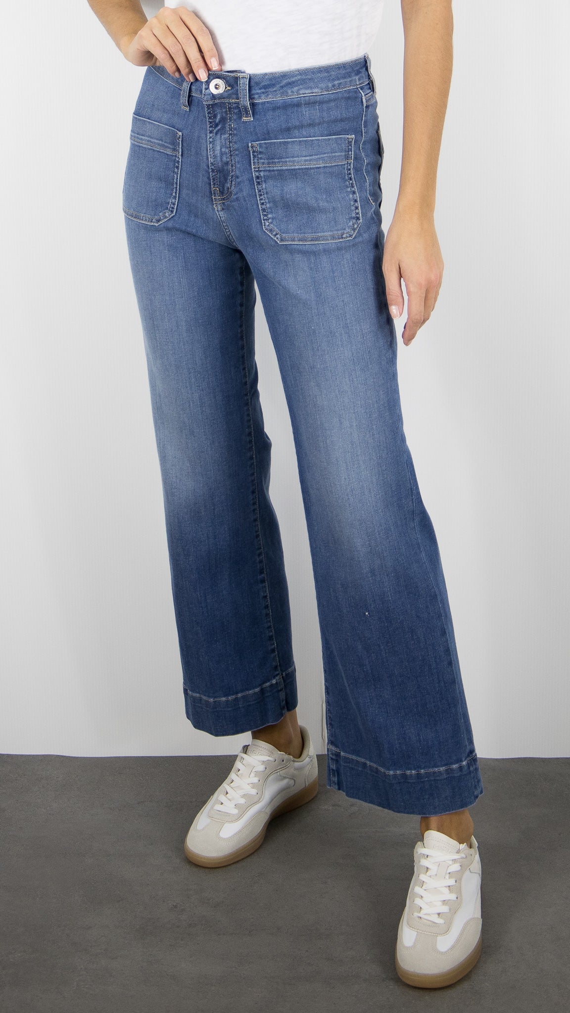 JEANS DENIM LARGE 7/8 FEMME DENIM STUDIO BELLA LIGHT BLUE DENIM#COLOR_AGED WASH/DENIM MOYEN