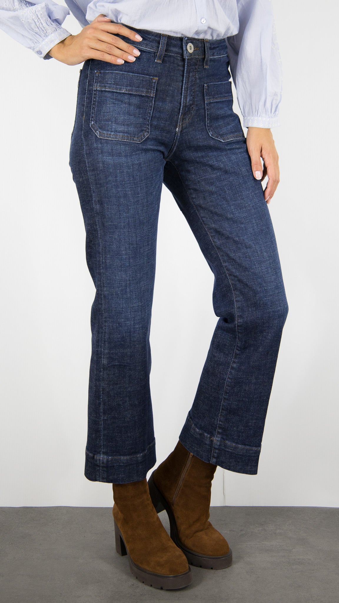 JEANS DENIM STUDIO BELLA RECYCLED BLUE