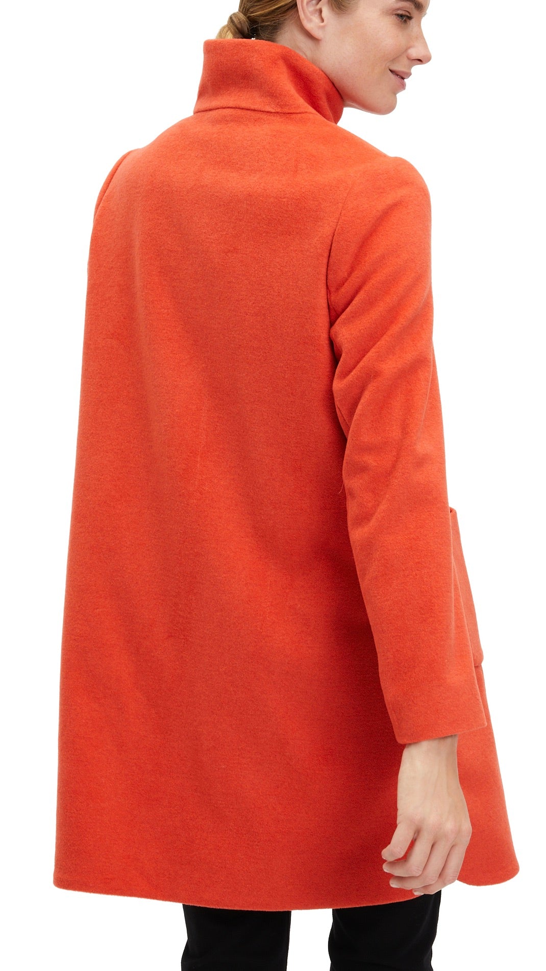 MANTEAU EN LAINE BETTY BARCLAY 7574 2146 ORANGE