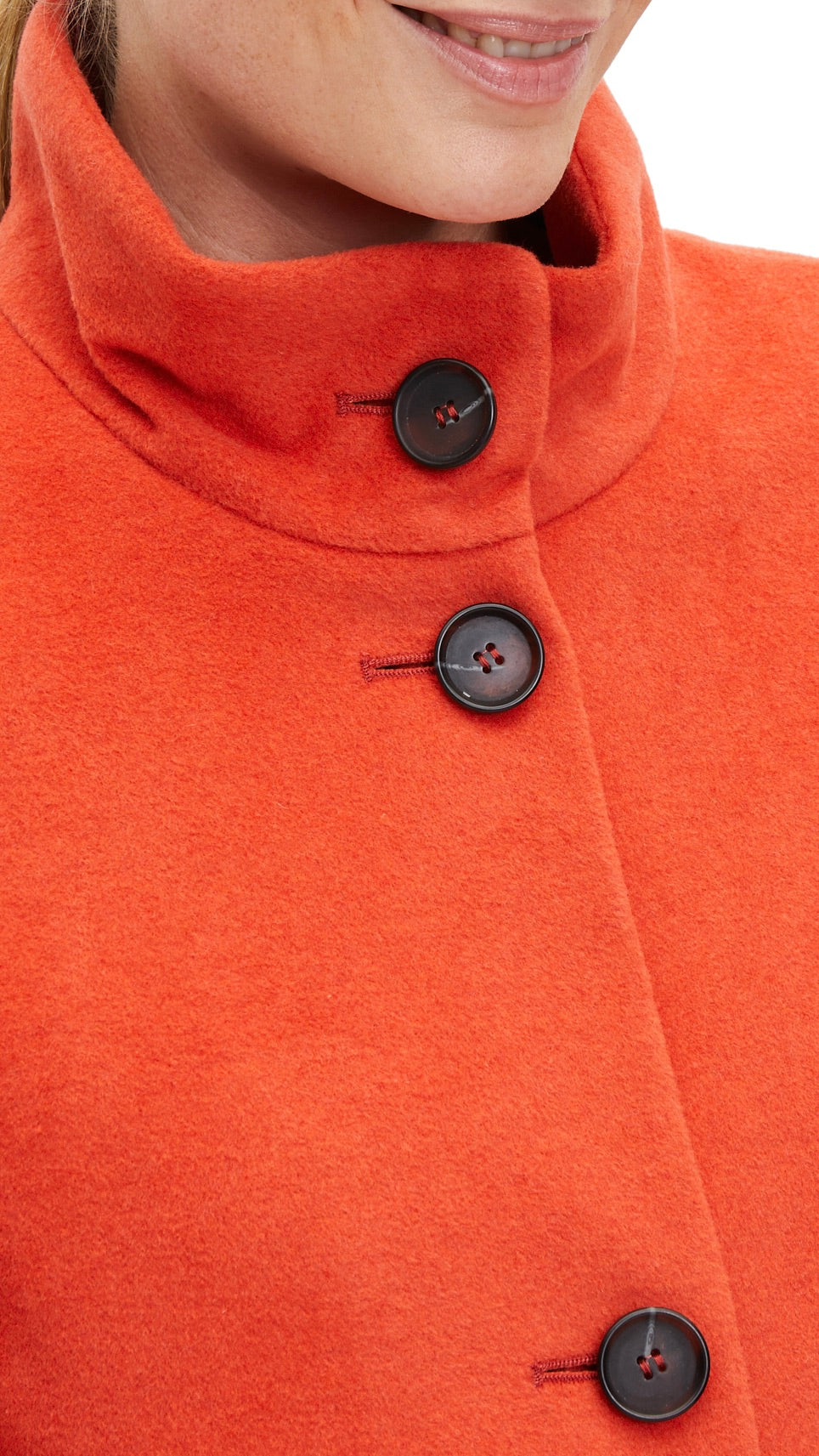 MANTEAU EN LAINE BETTY BARCLAY 7574 2146 ORANGE