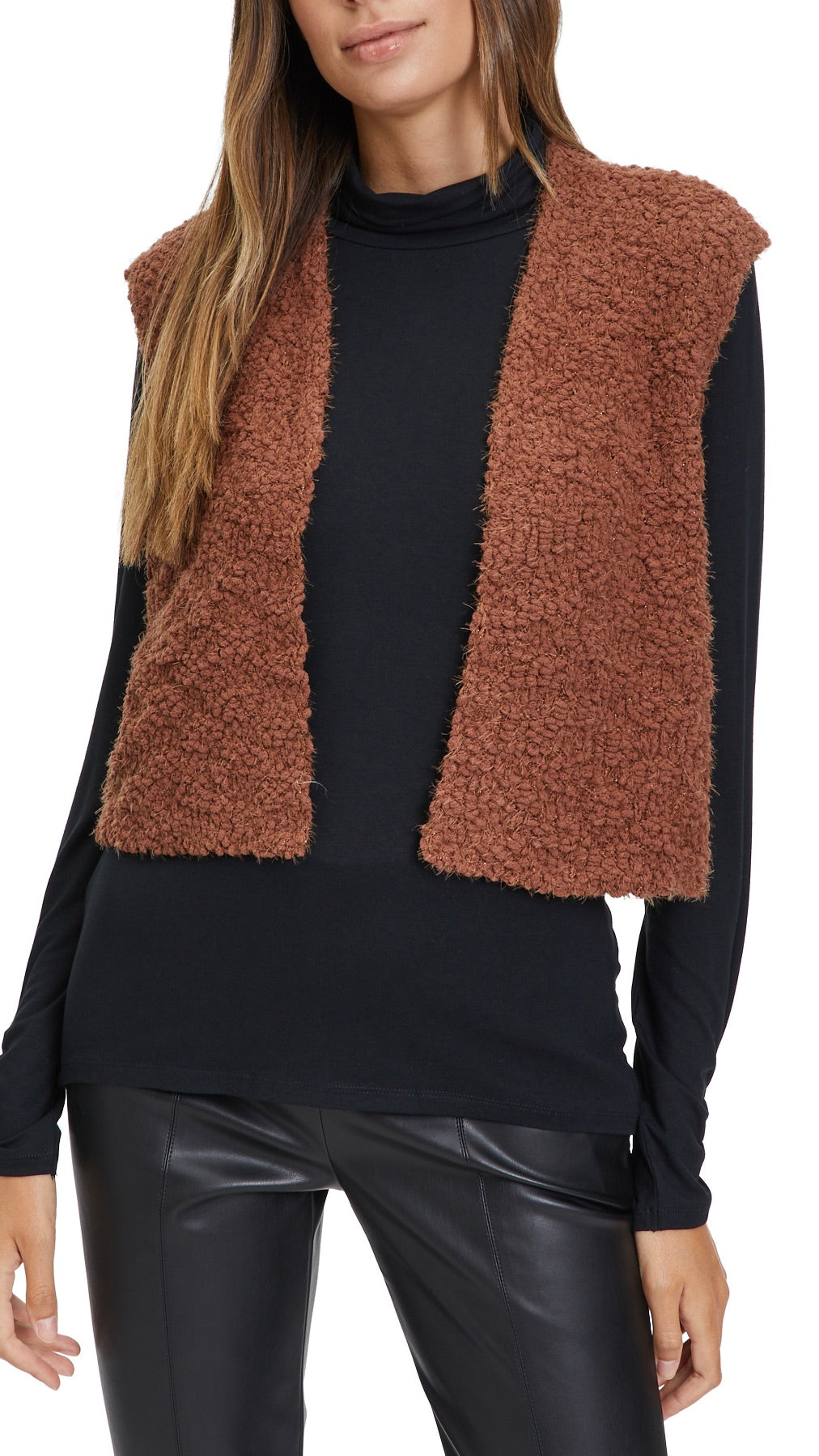 GILET SANS MANCHES BETTY BARCLAY 5973 2214 CAMEL