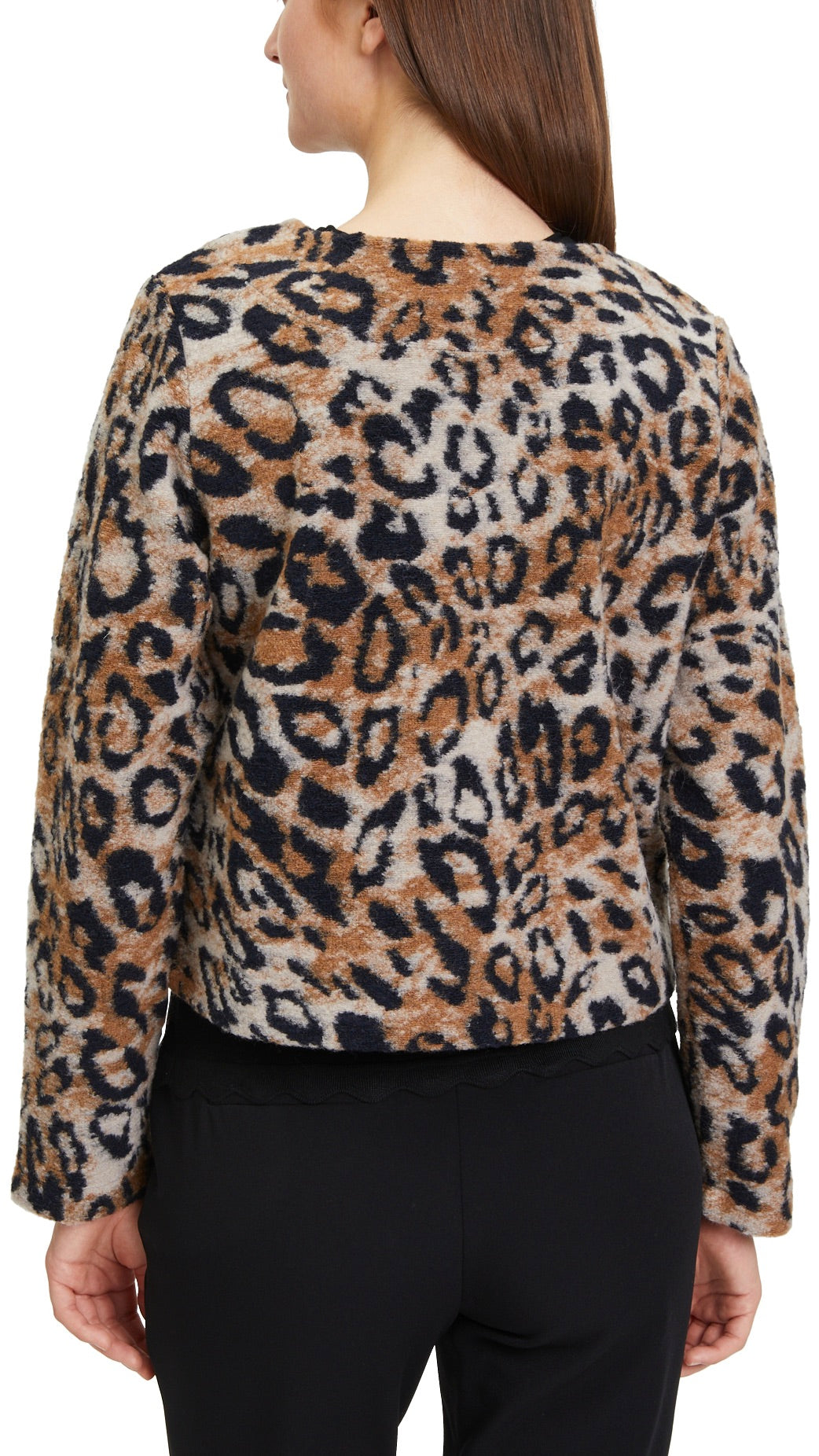 GILET COURT IMPRIME LEOPARD 5970 2231 BETTY BARCLAY