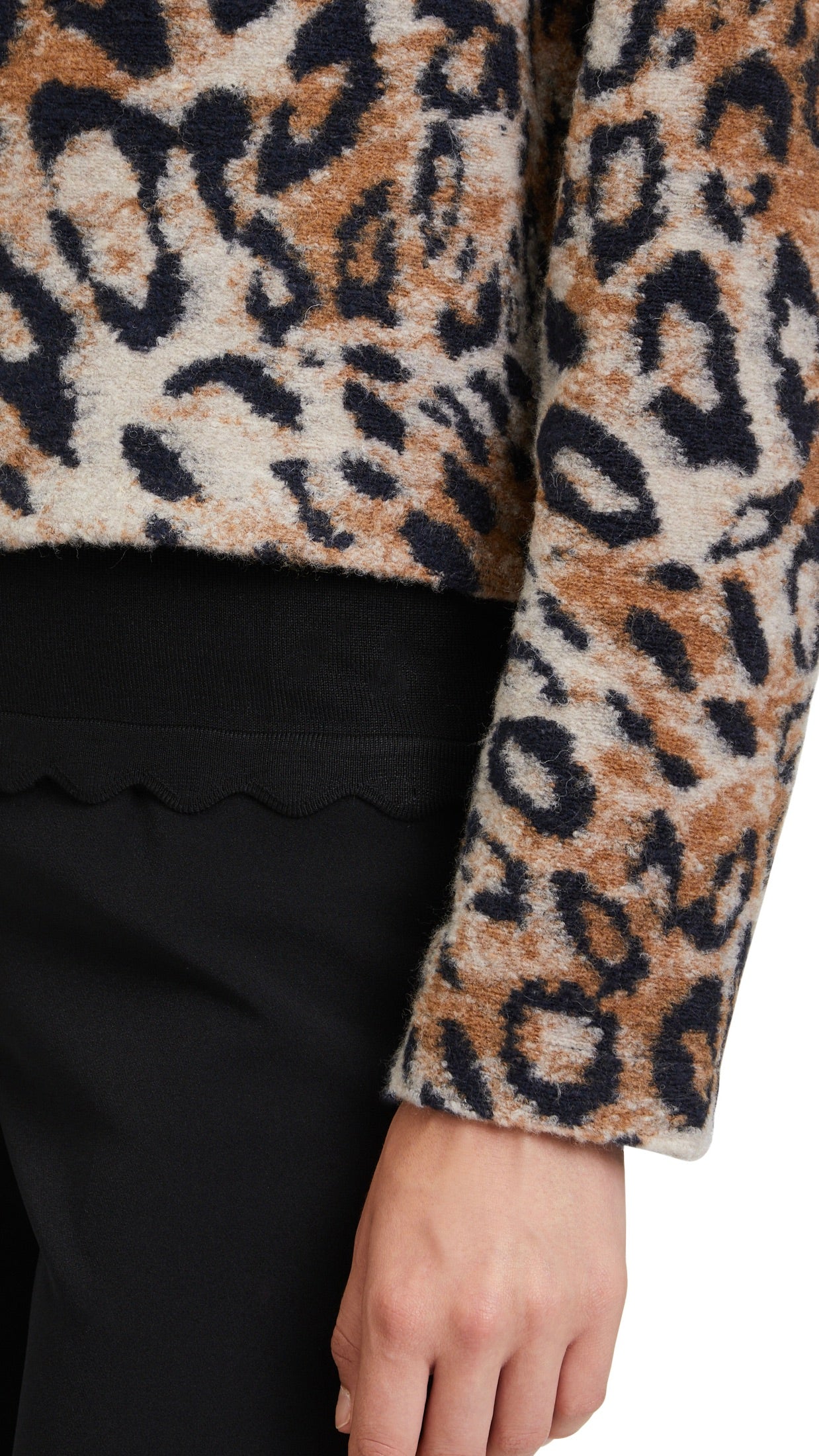 GILET COURT IMPRIME LEOPARD 5970 2231 BETTY BARCLAY