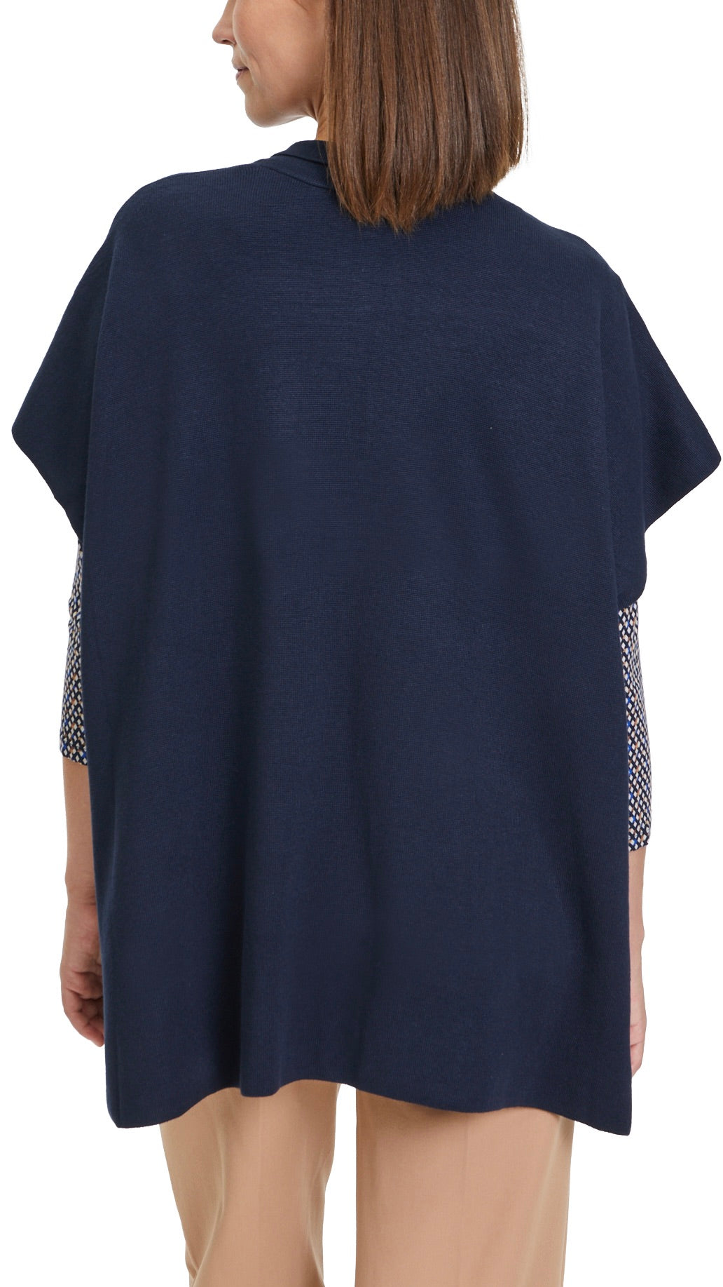 GILET SANS MANCHES AMPLE BETTY BARCLAY 5002 1036 MARINE