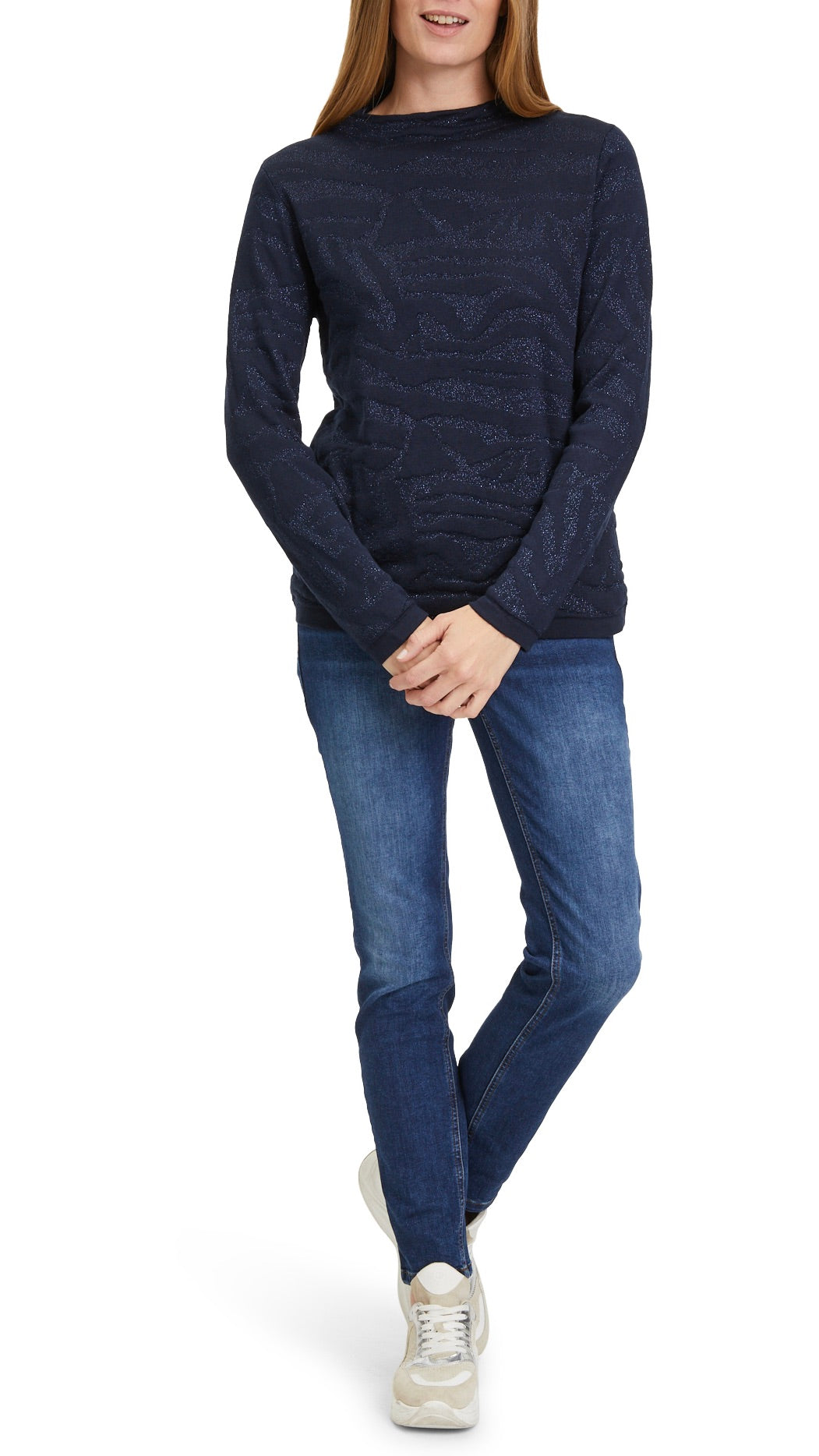 PULL LUREX BETTY BARCLAY 5967 2219 MARINE