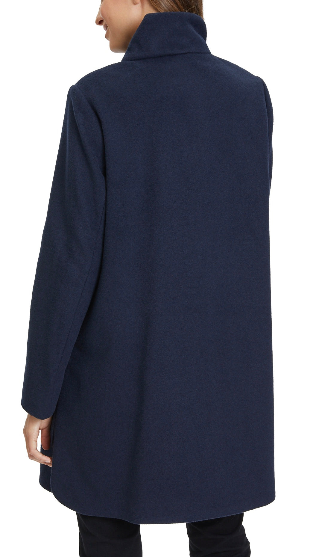 MANTEAU EN LAINE BETTY BARCLAY 7574 2146 MARINE