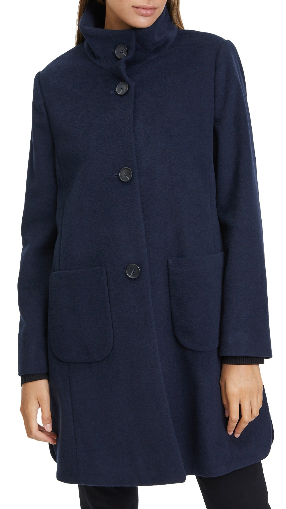 MANTEAU EN LAINE BETTY BARCLAY 7574 2146 MARINE