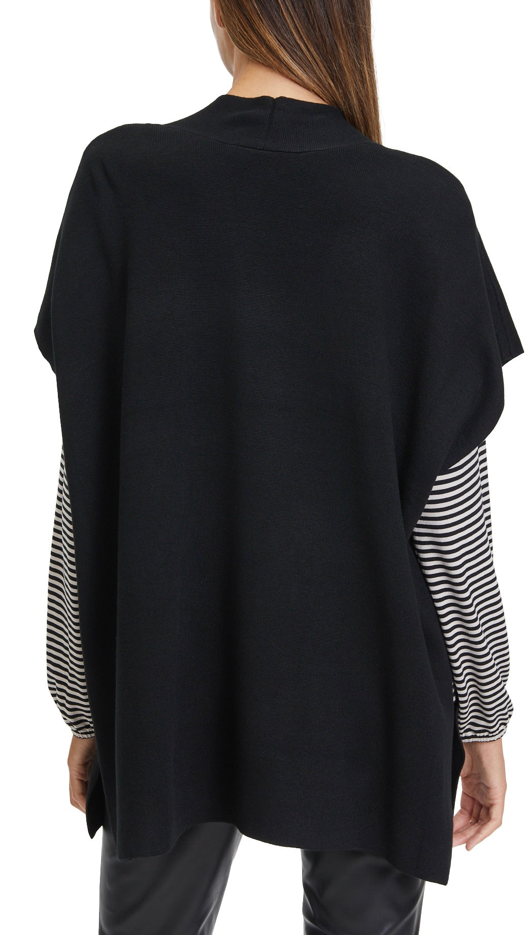 GILET SANS MANCHES AMPLE BETTY BARCLAY 5002 1036 NOIR