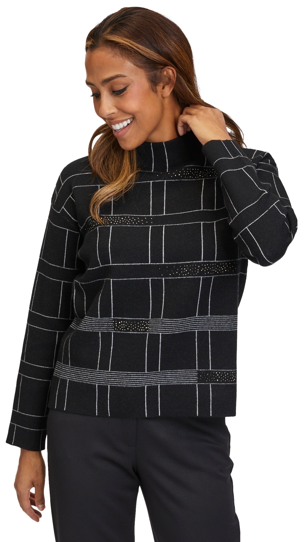 PULL BETTY BARCLAY 5021 1026 ANTHRACITE CHINE