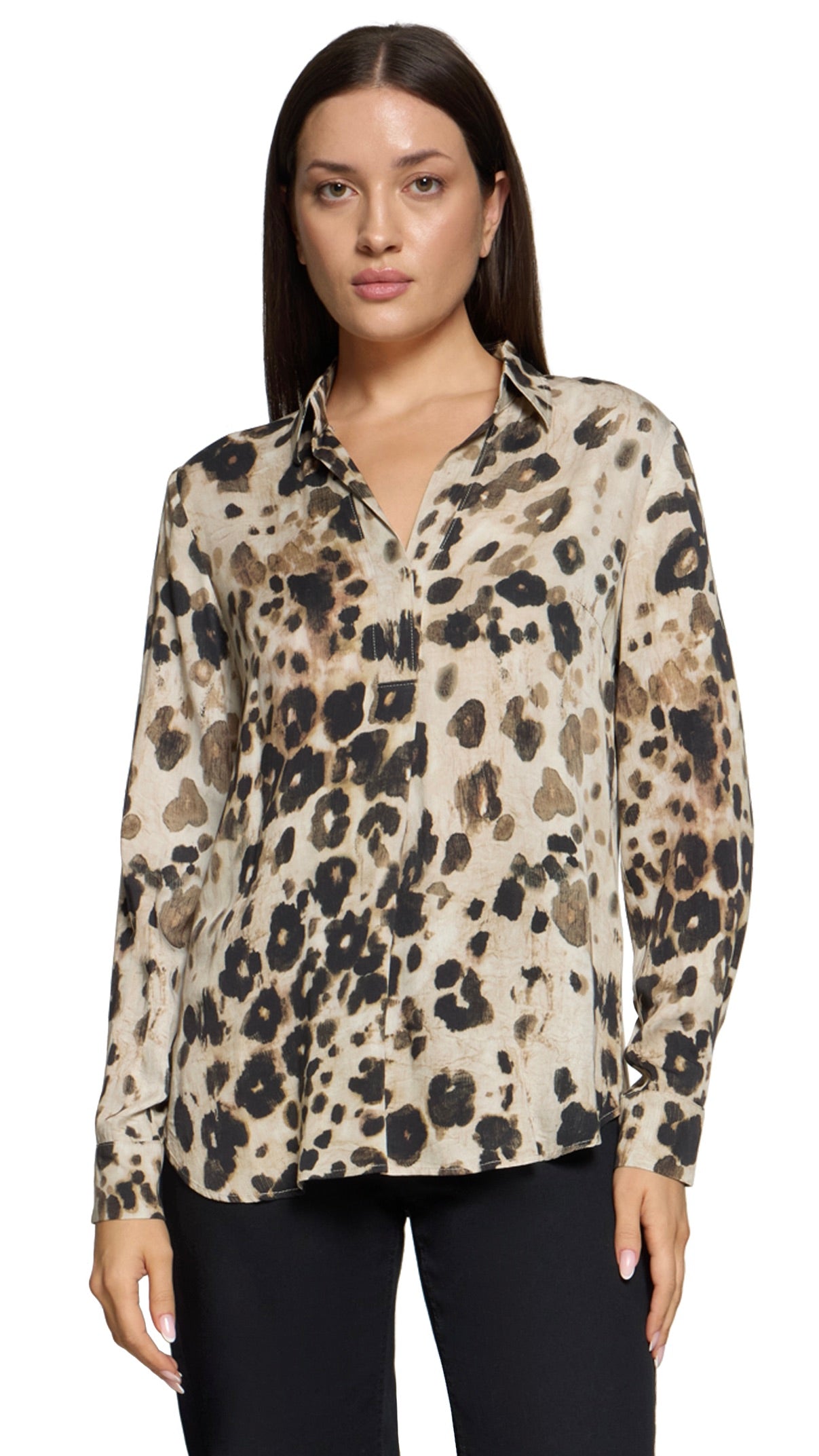 BLOUSE IMPRIMEE TACHESF FLUIDES FEMME BETTY BARCLAY 8945/1630