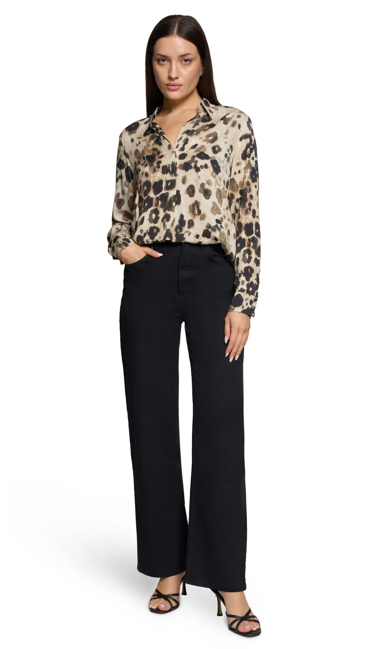 BLOUSE IMPRIMEE TACHESF FLUIDES FEMME BETTY BARCLAY 8945/1630