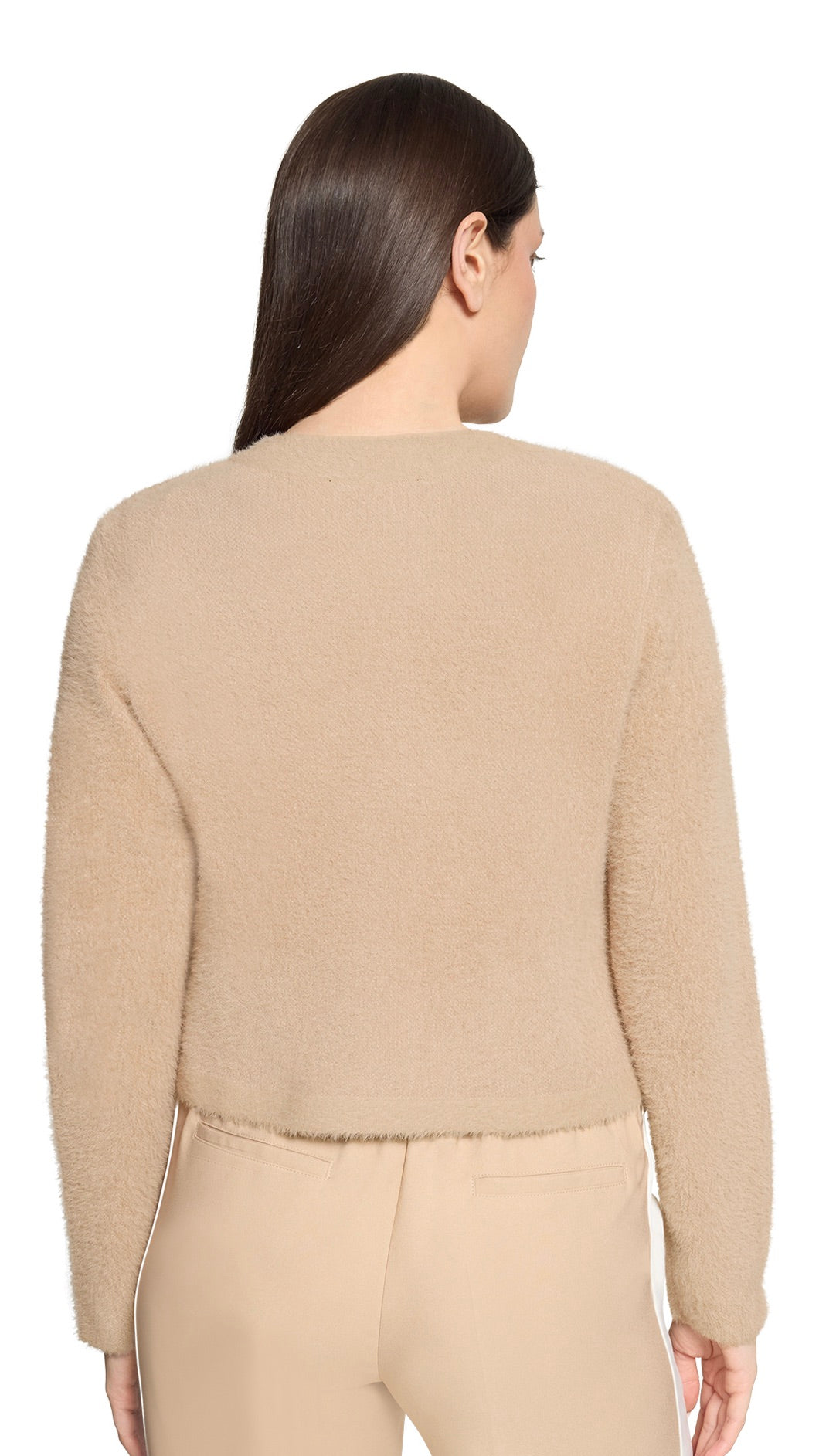 GILET POILU BEIGE NATUREL BETTY BARCLAY 5380/1711