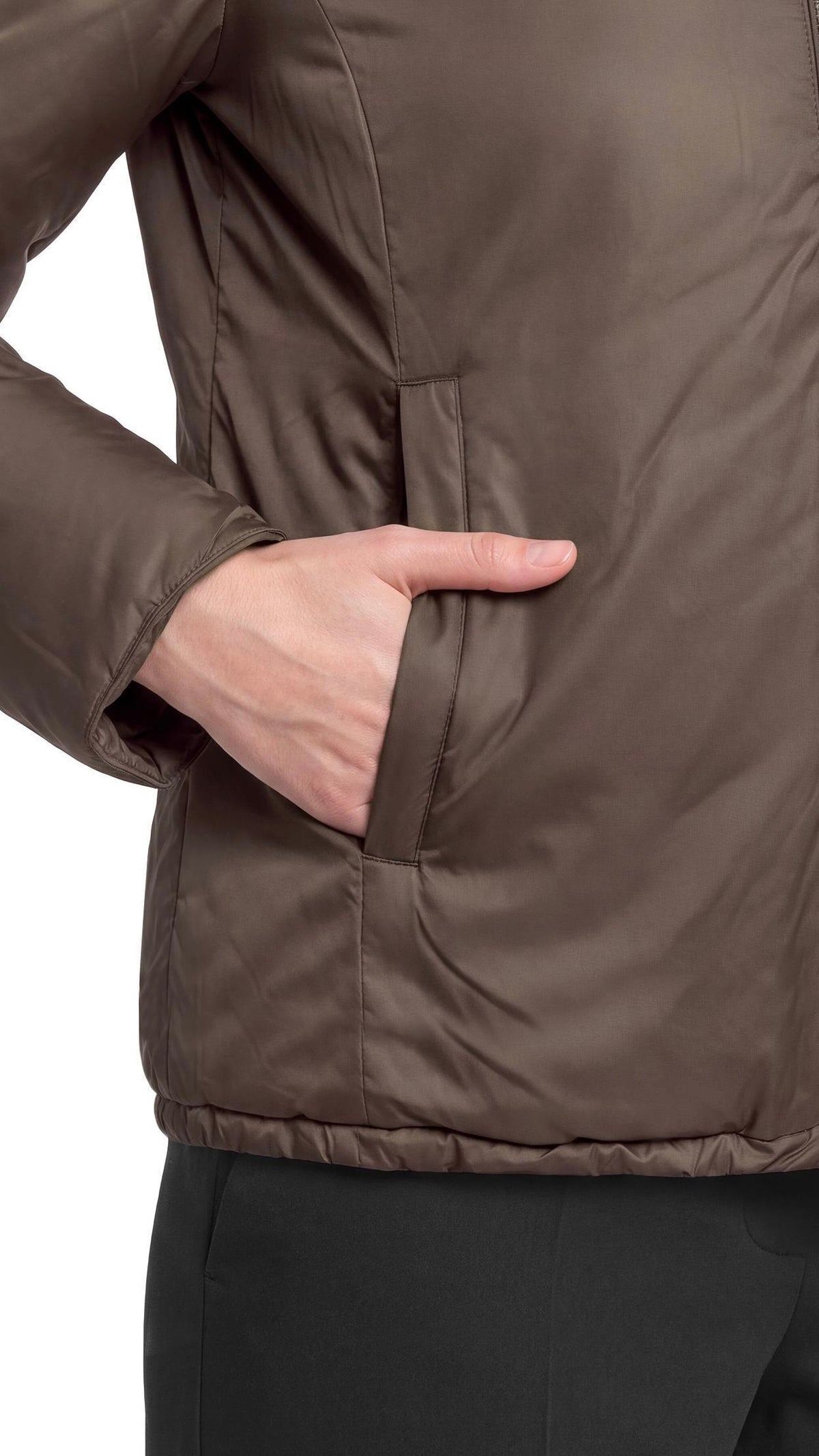 BLOUSON REVERSIBLE MARRON BETTY BARCLAY 7124/1601