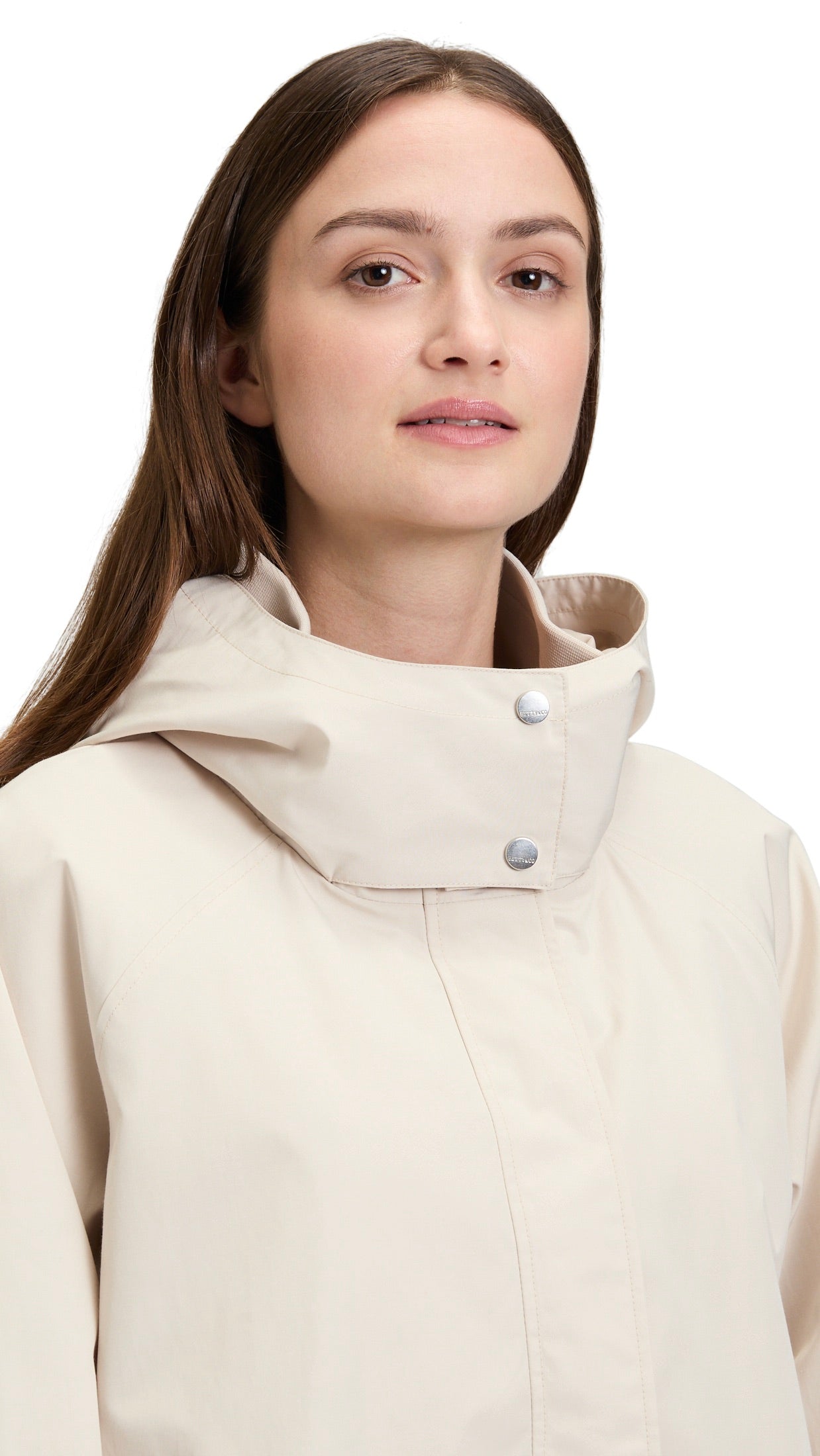 BLOUSON A CAPUCHE KWAY BEIGE FEMME BETTY AND CO 4498/3143