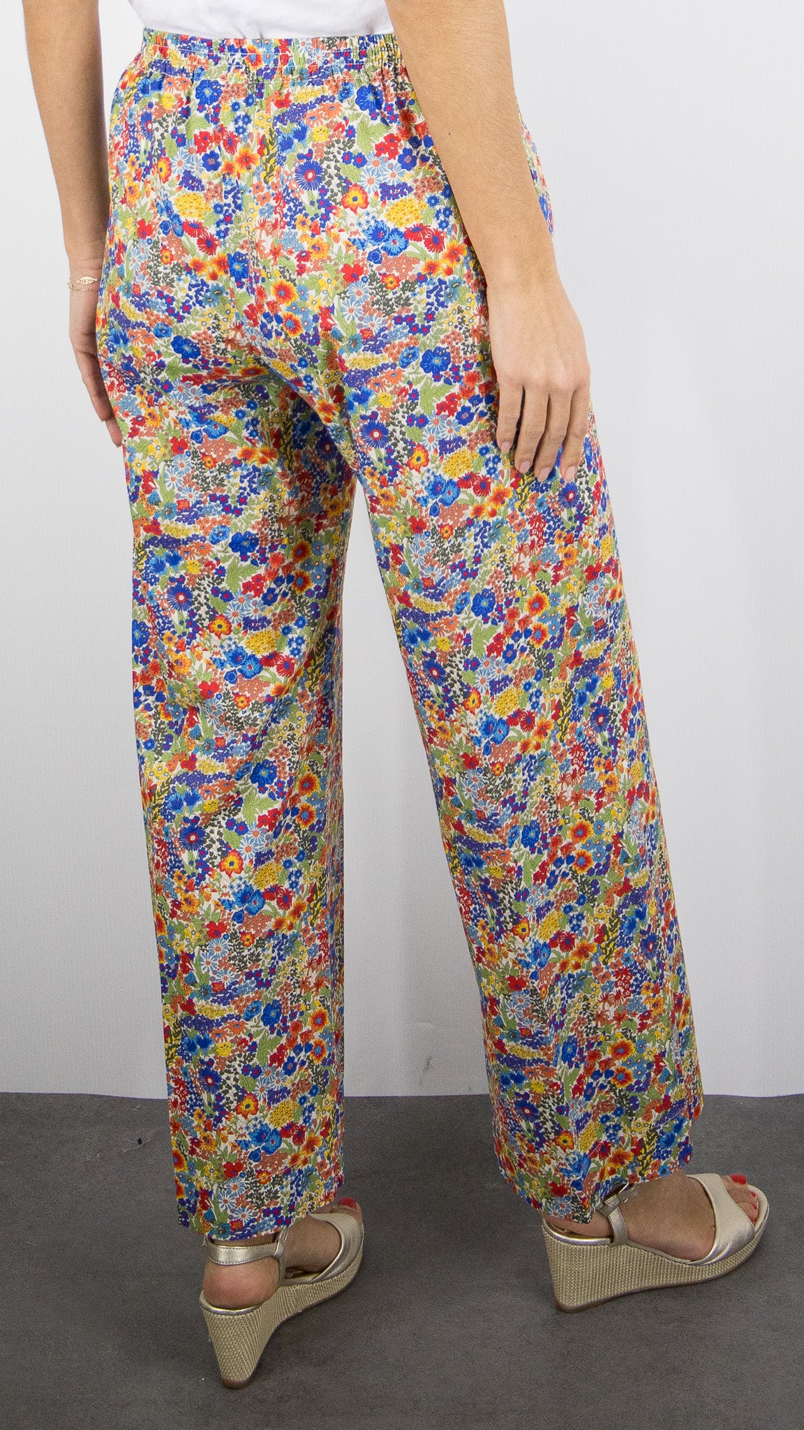 PANTALON LIBERTY LARGE EN COTON POUR FEMME HARTFORD PALERME