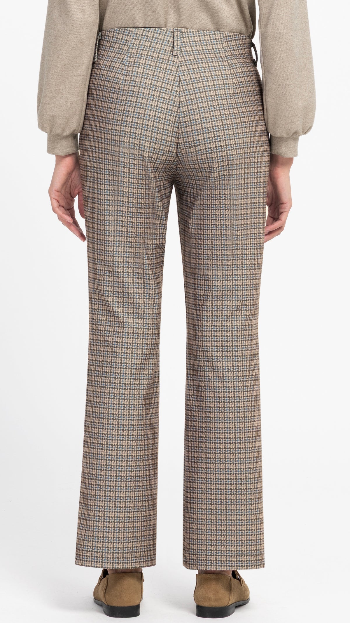 PANTALON PIED DE POULE POUR FEMME BIANCA SIENA 80032