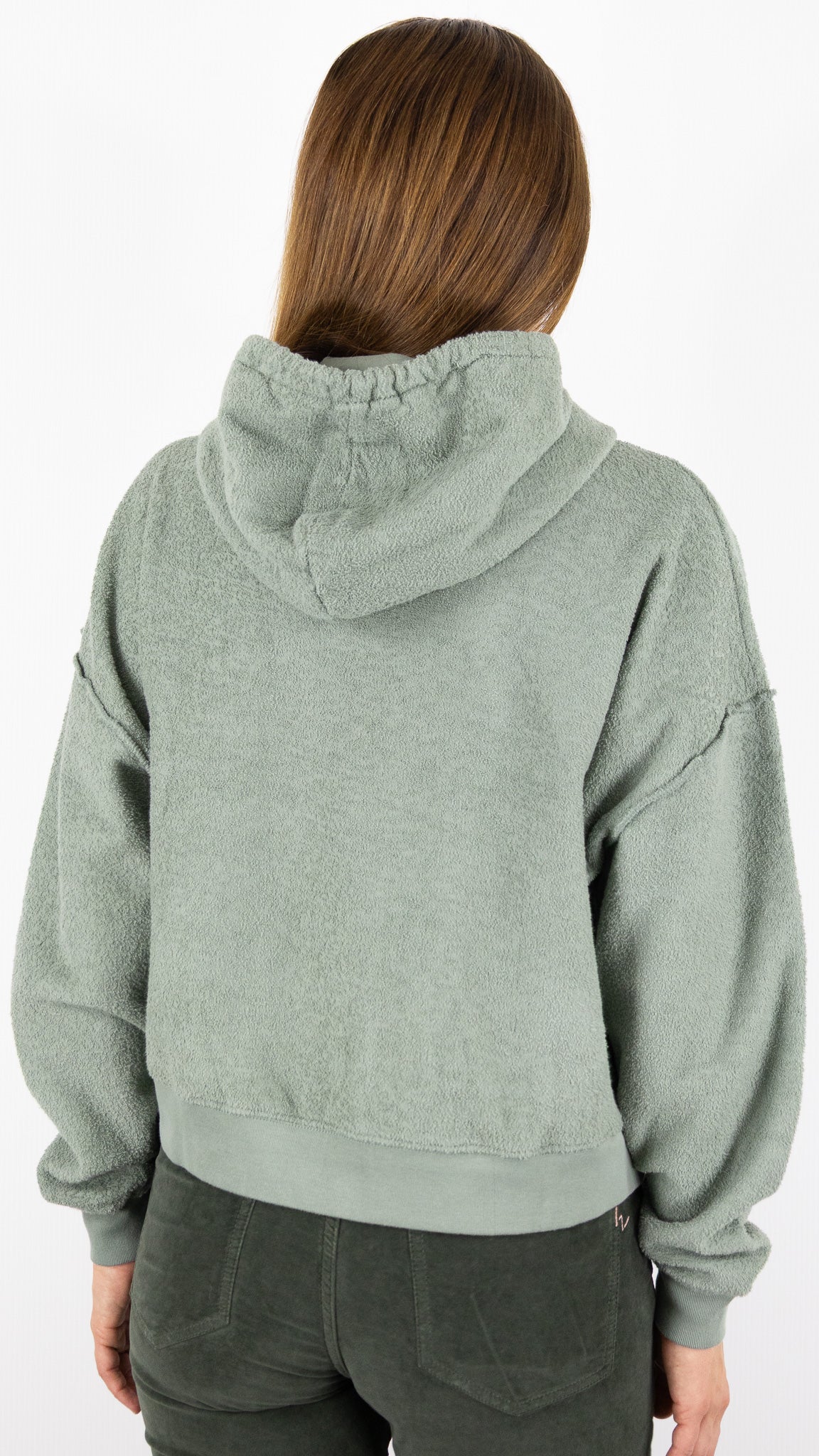 SWEAT ZIPPE BOUCLETTE AMERICAN VINTAGE BOBYPARK#COLOR_ARGILE/KAKI