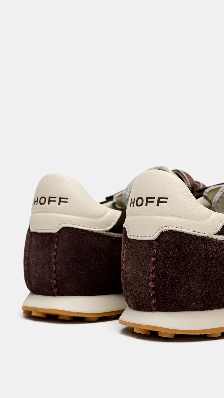 SNEAKERS EN DAIM POUR FEMME HOFF BRIDGE FL#COLOR_CHOCOLAT