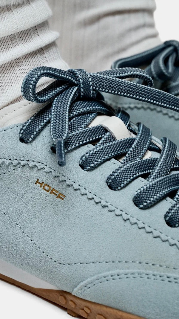 SNEAKERS EN DAIM A LACETS POUR FEMME HOFF BRIDGE FL HOFF#BLUE/CIEL