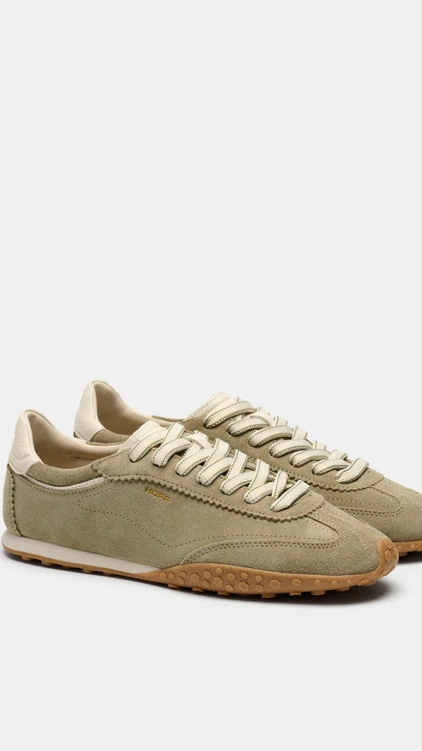 SNEAKERS EN DAIM A LACETS POUR FEMME HOFF BRIDGE FL HOFF#SAGE/TILLEUL